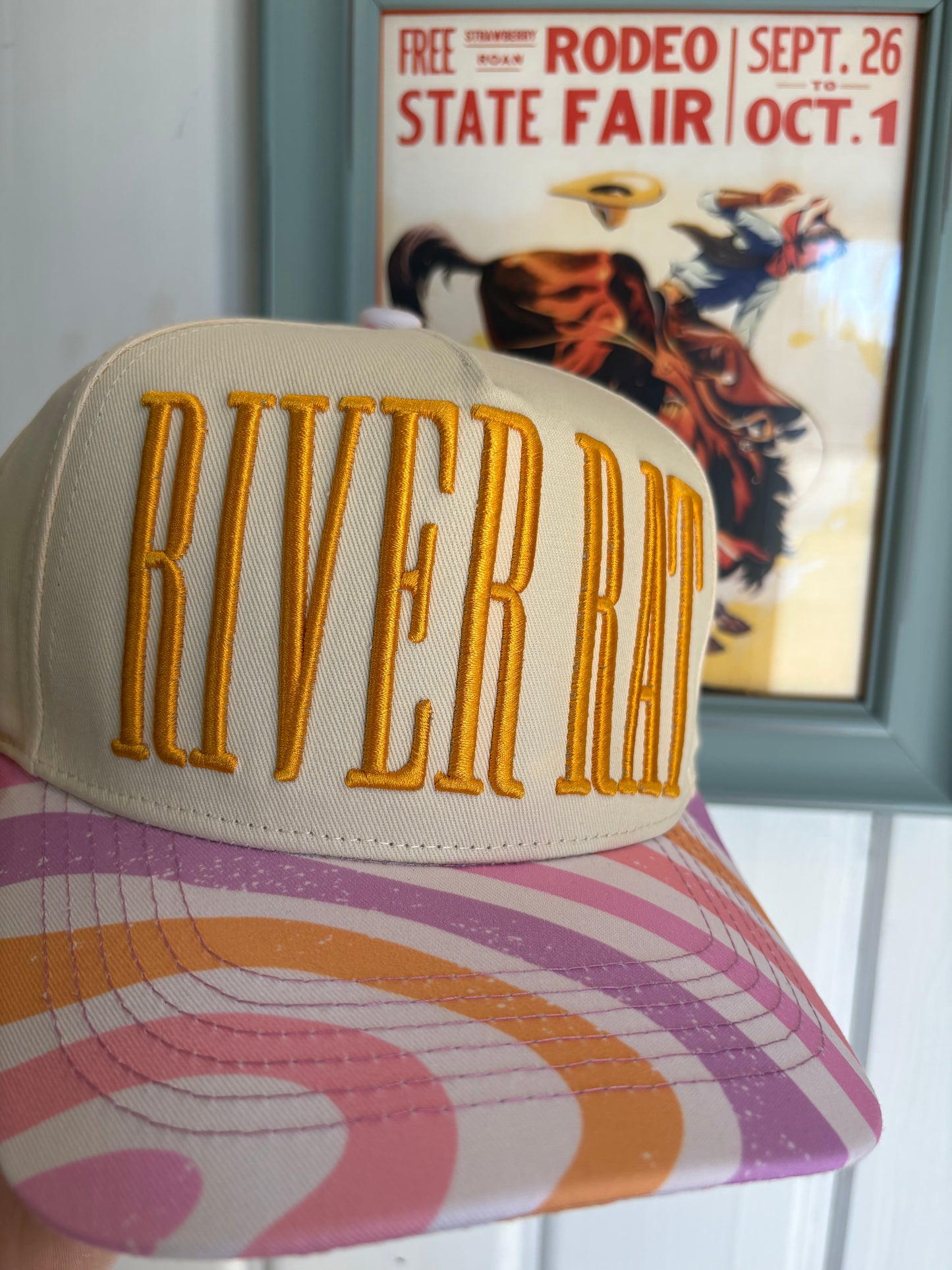 River Rat Embroidered Hat
