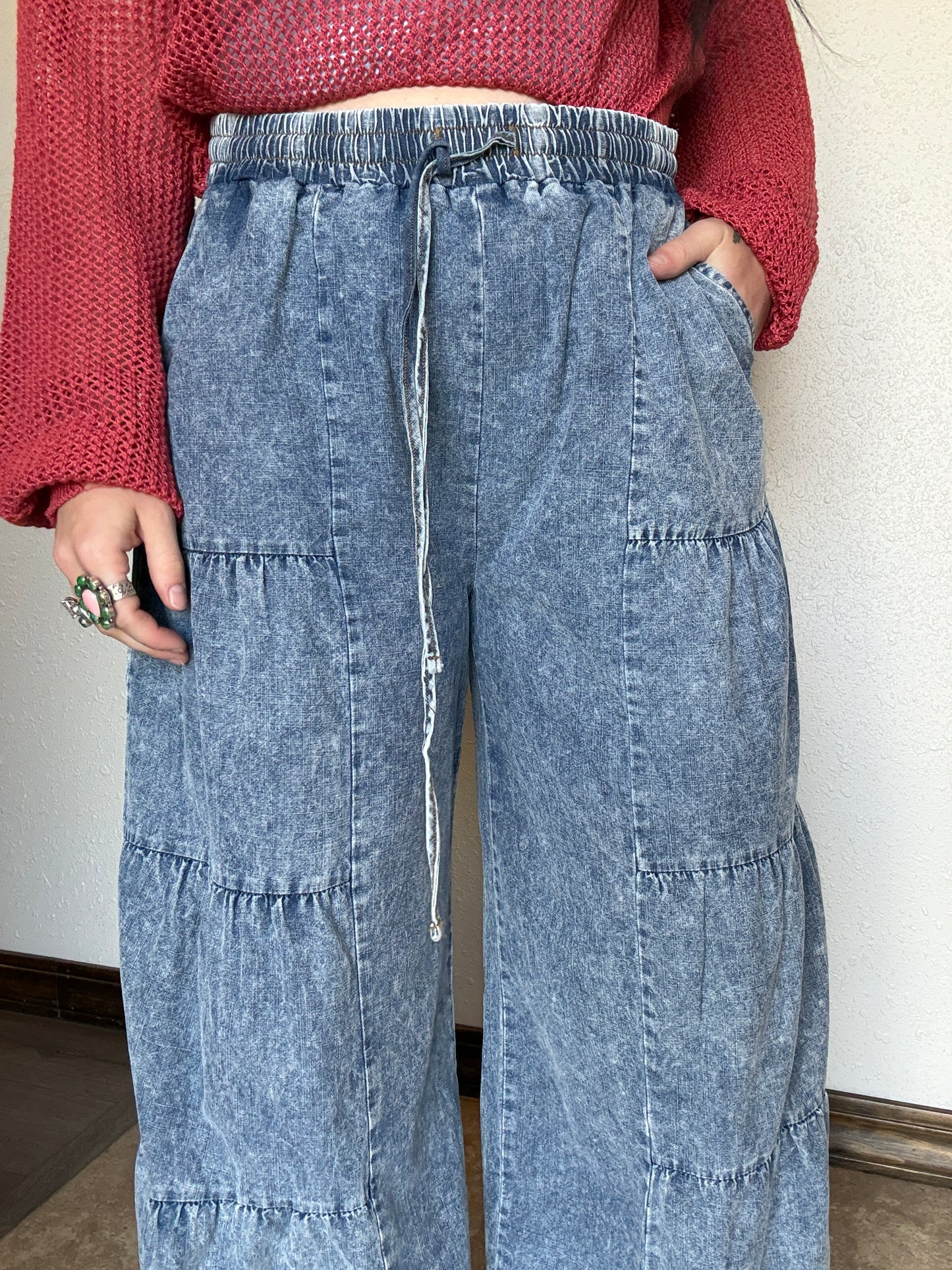 The Bubble Bronco Denim *Dark Wash