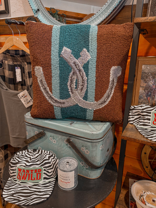 Country Club Wool Hook Pillow