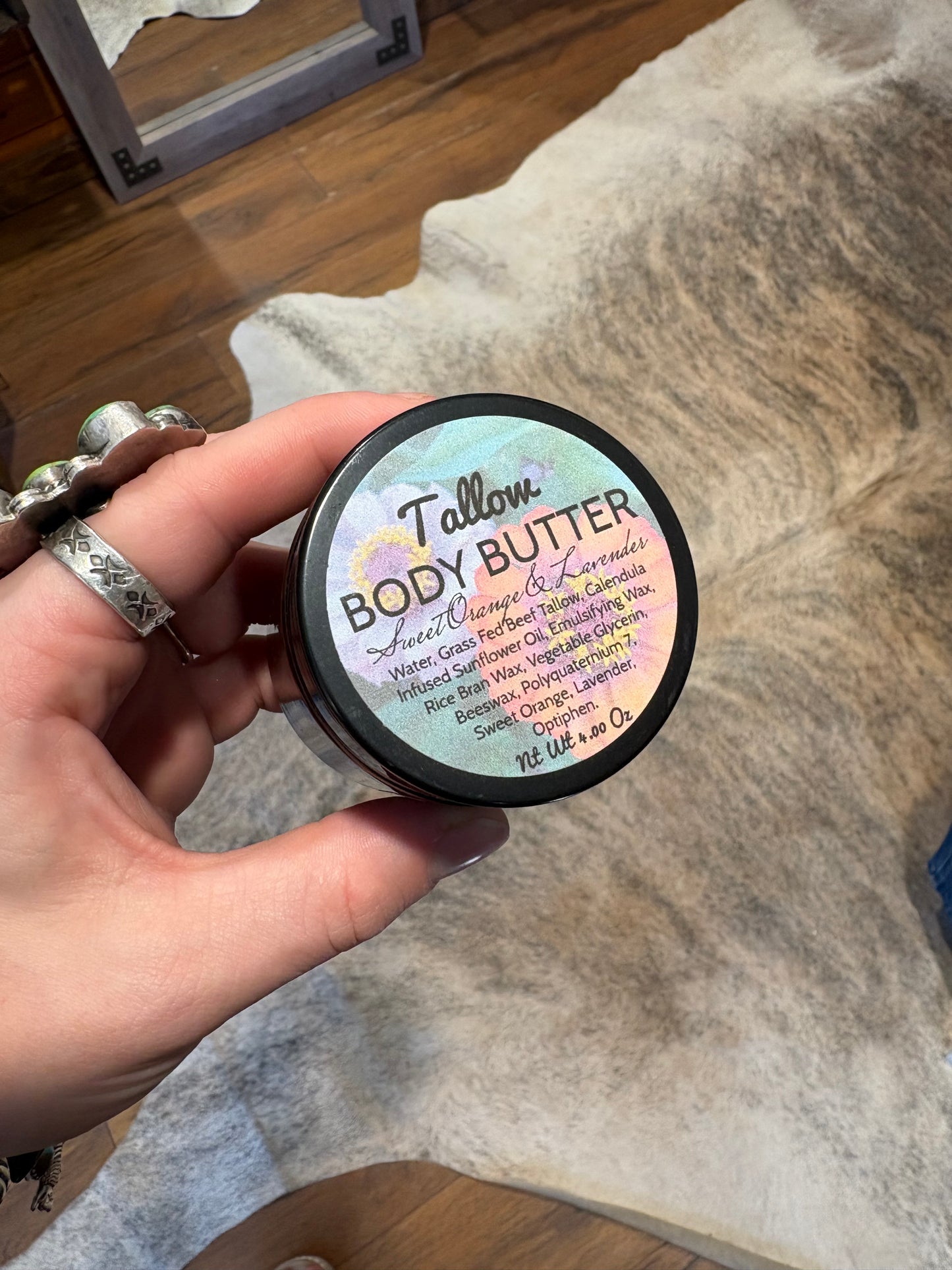 Tallow Body Butter *Sweet Orange & Lavender
