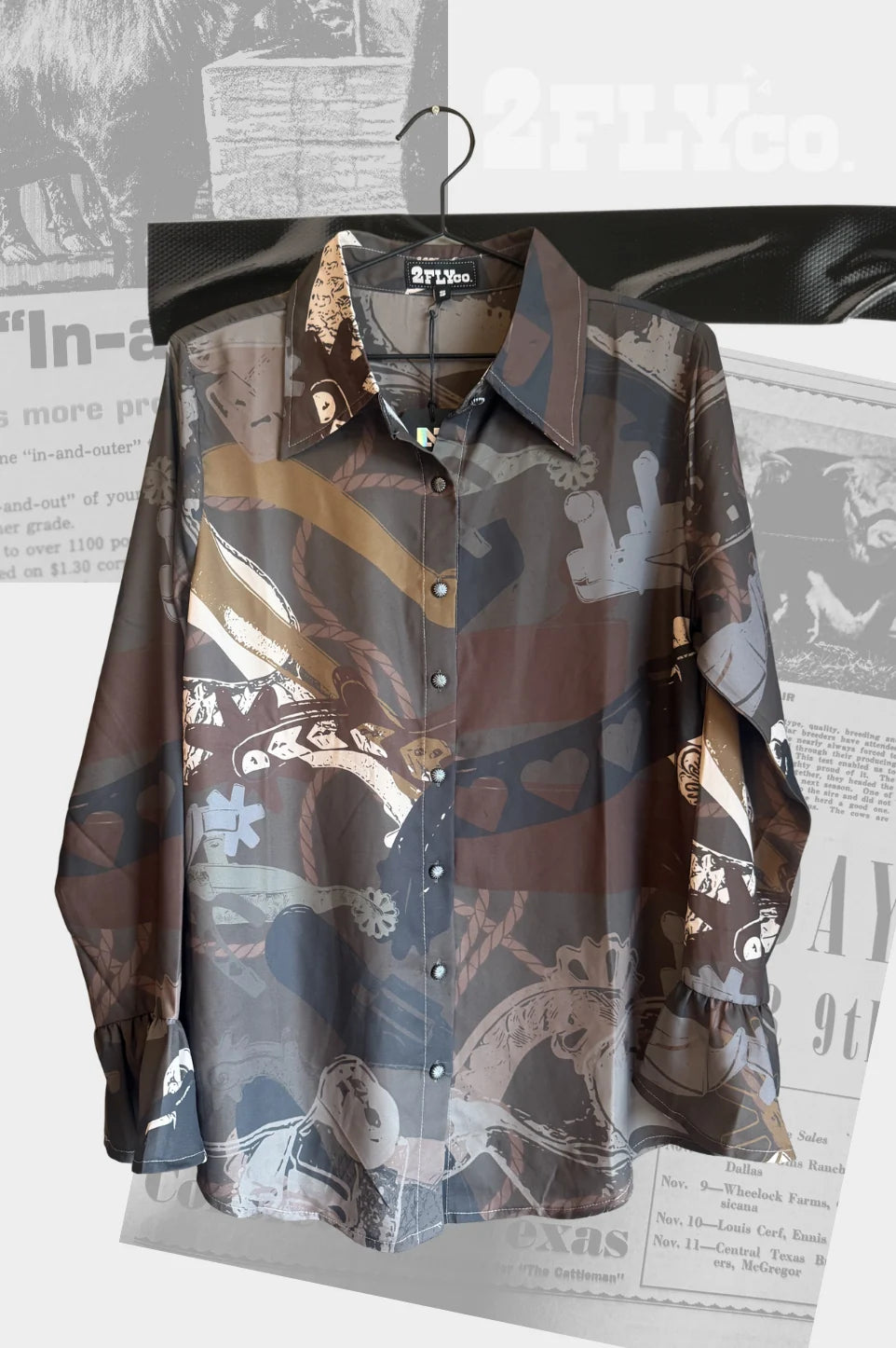 Stackin Spurs Blouse
