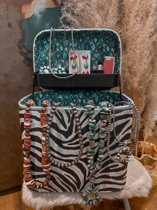 The Zebra Girl Travel Case