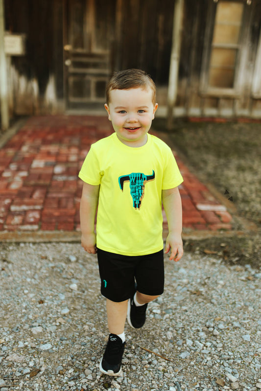Ranchy Rascals Short+Tee *Neon Skull