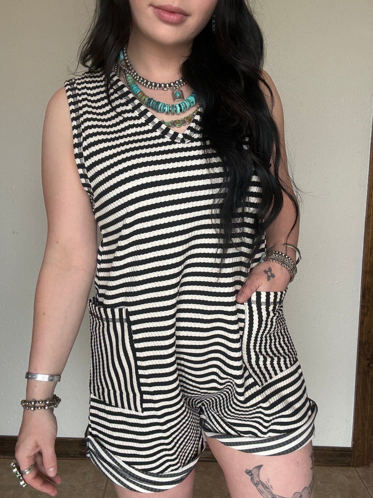 The Casual Cowgirl Romper