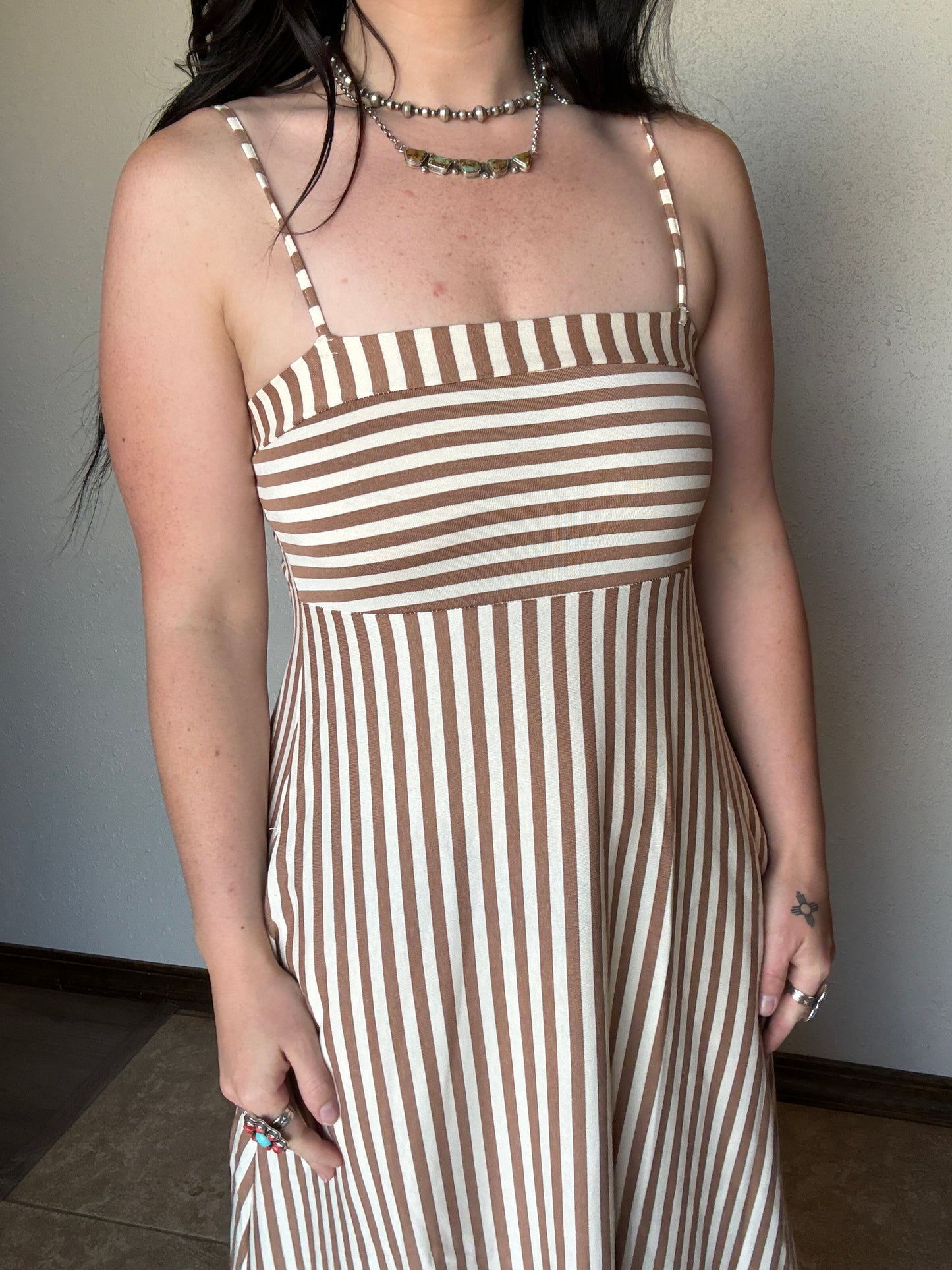 The Funnel Cake Maxi Dress