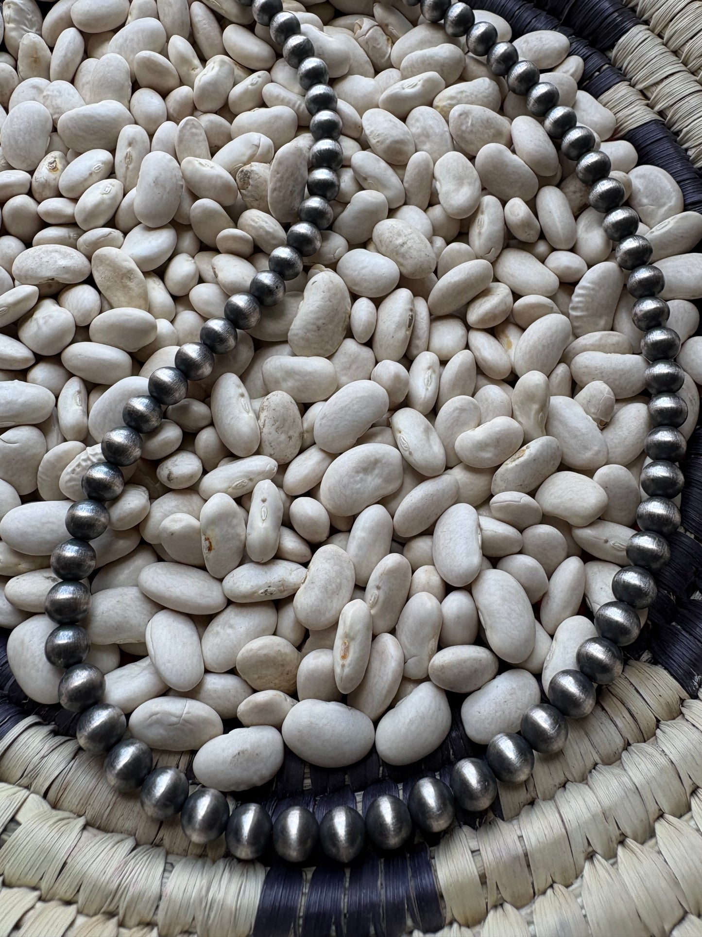 6mm 21” Sterling Pearl Necklace