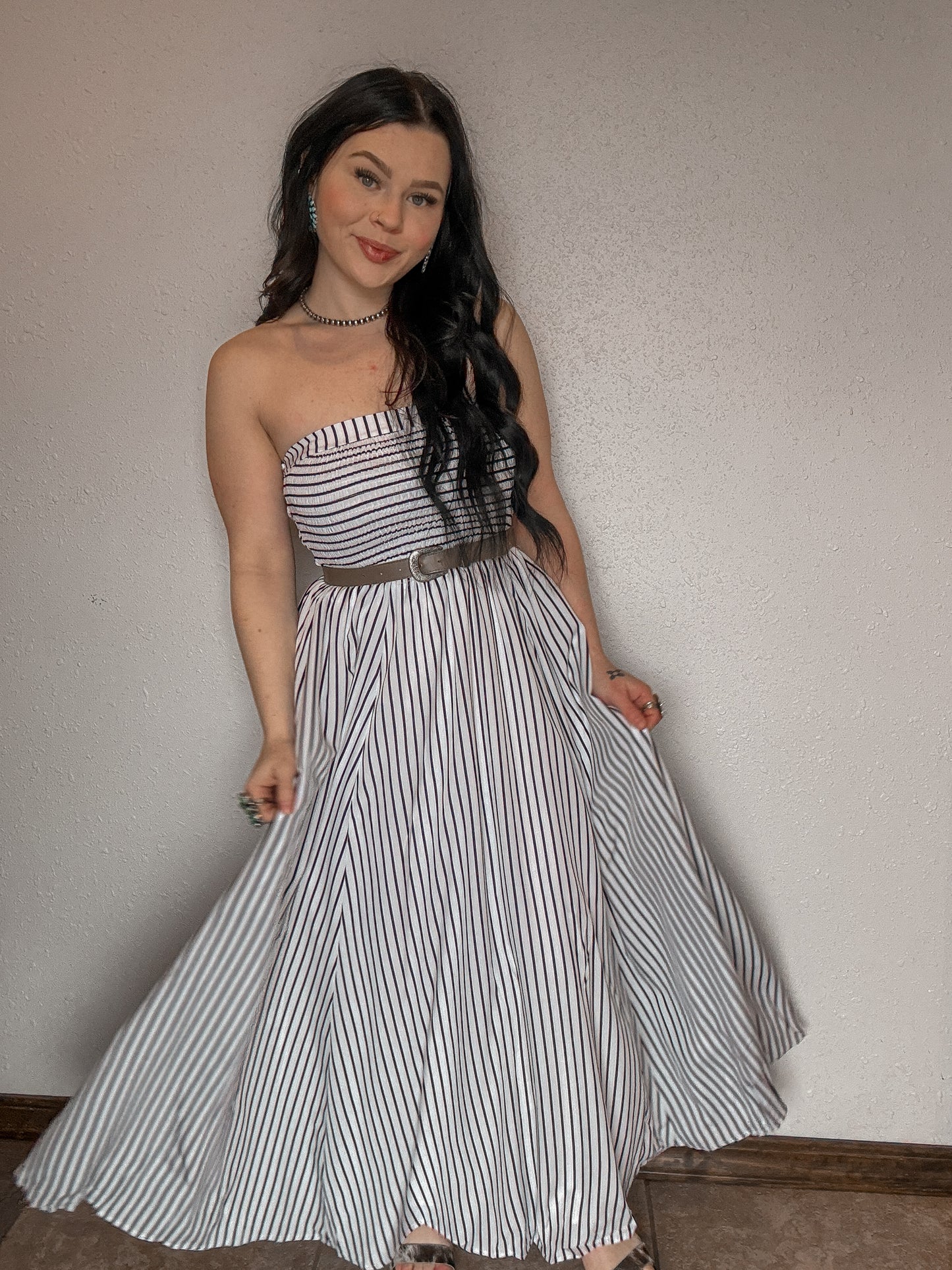 The Saguaro Strapless Dress