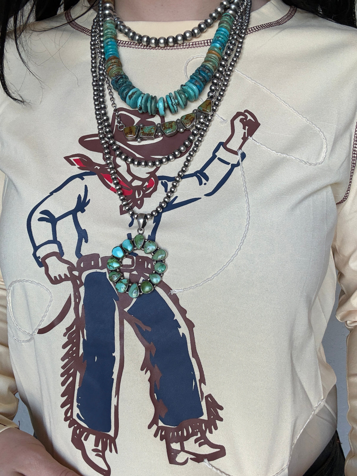 Cowboy Kid Printed Long Sleeve Top