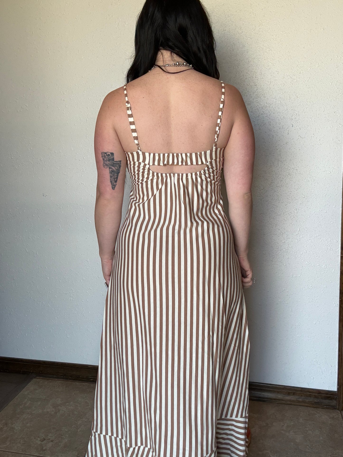 The Funnel Cake Maxi Dress