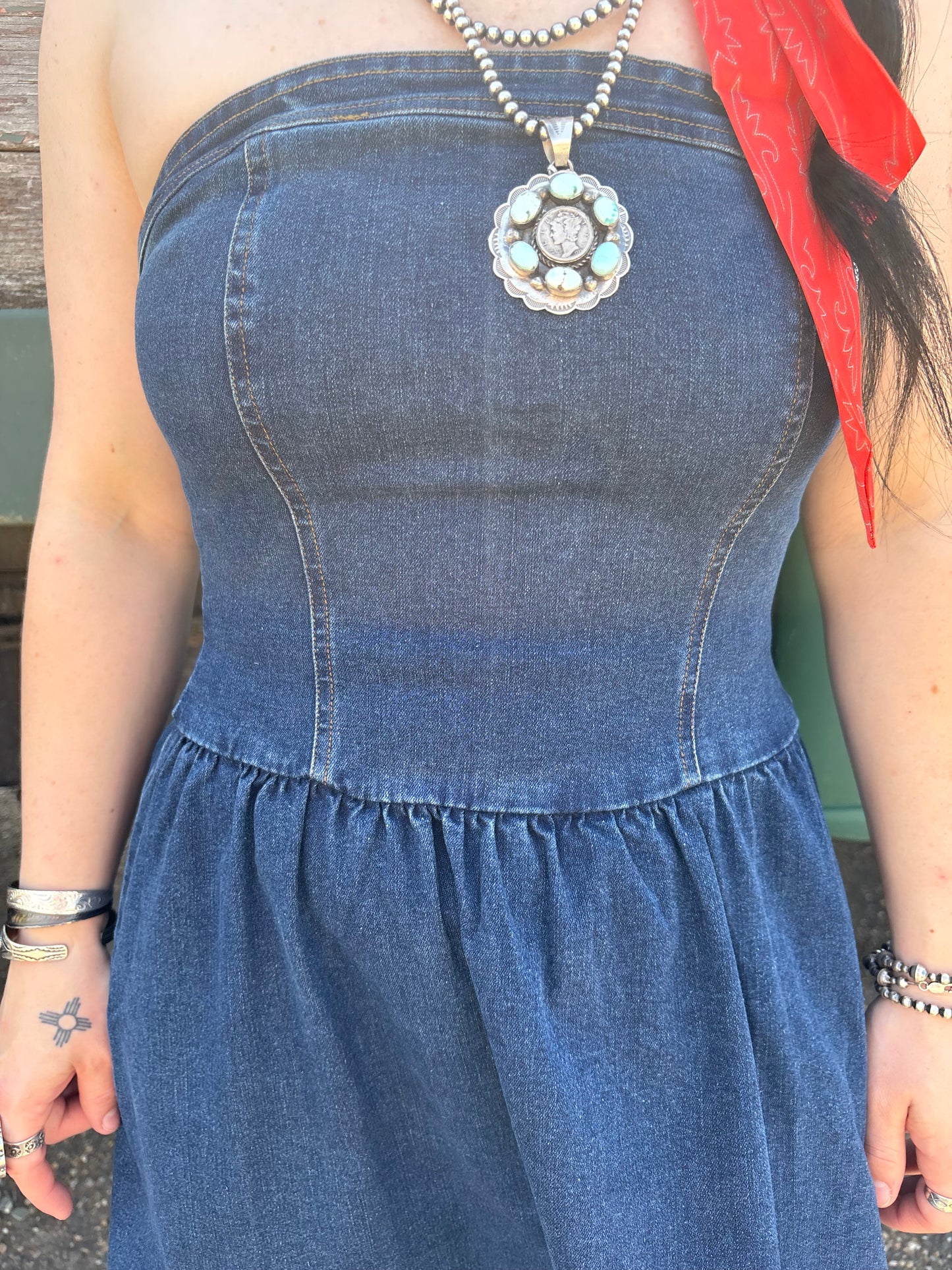 Americas Sweetheart Denim Dress