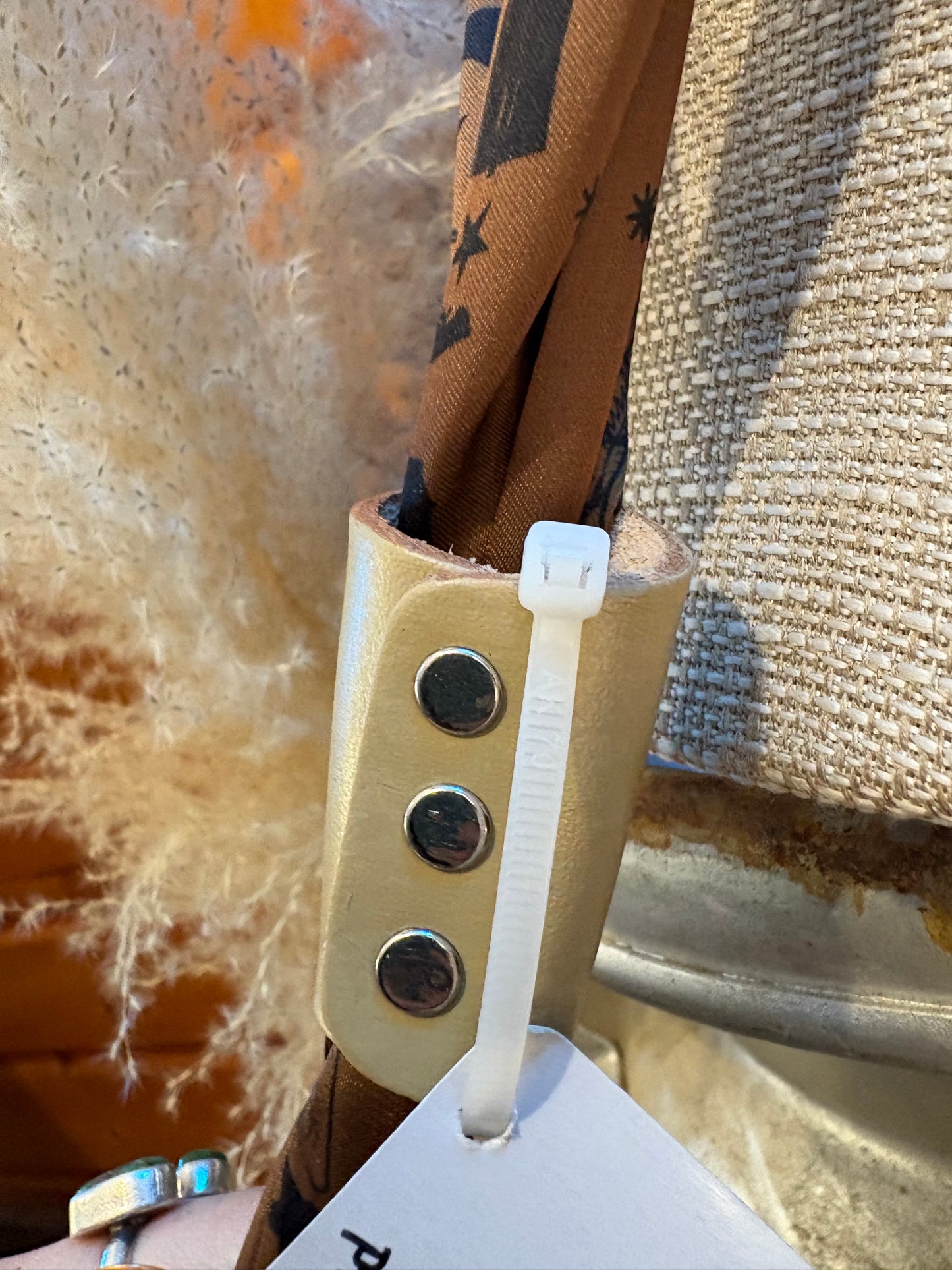 Hand Painted Scarf Slide