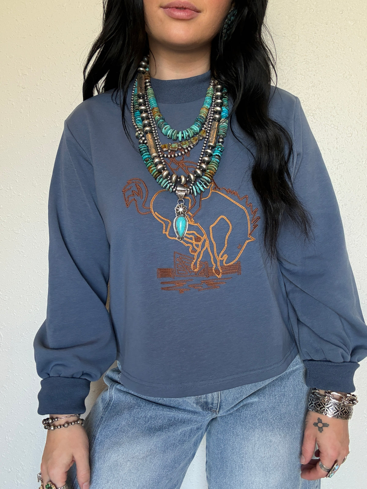 Hold Your Horses Mockneck