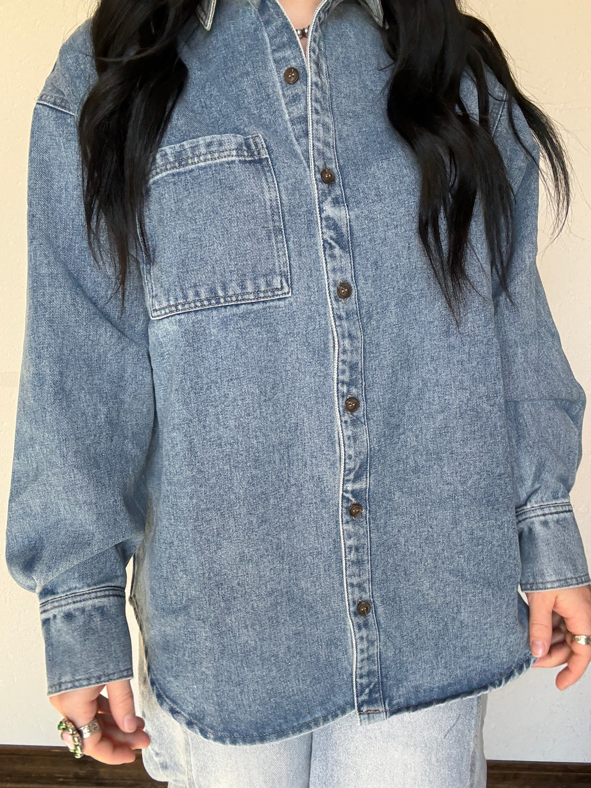 The Daily Denim Long Sleeve