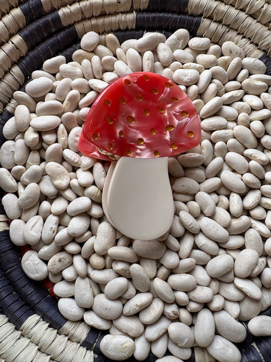 Mushroom Hair Claw, Mini Claw Clip