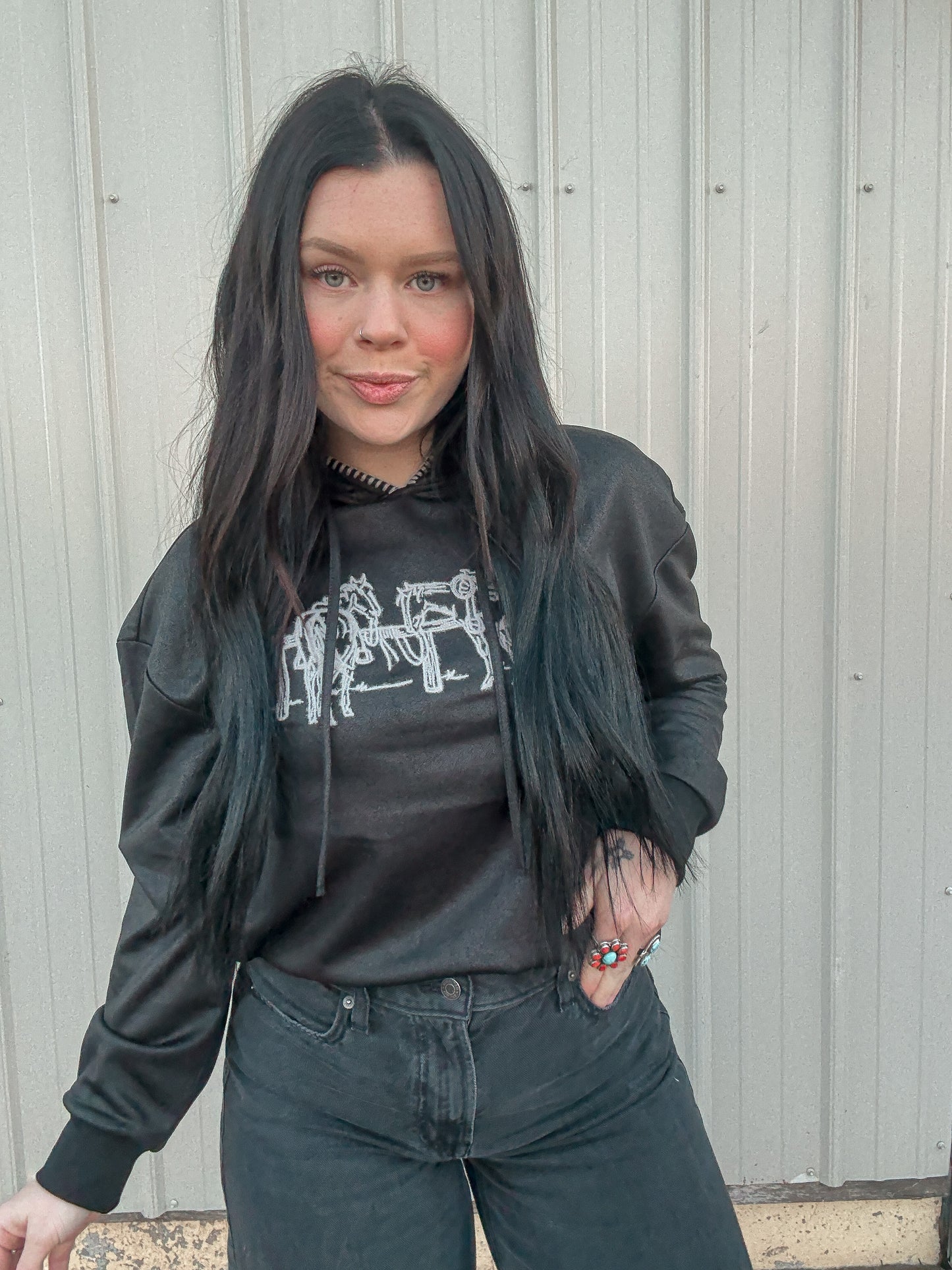 Leather Butts Hoodie