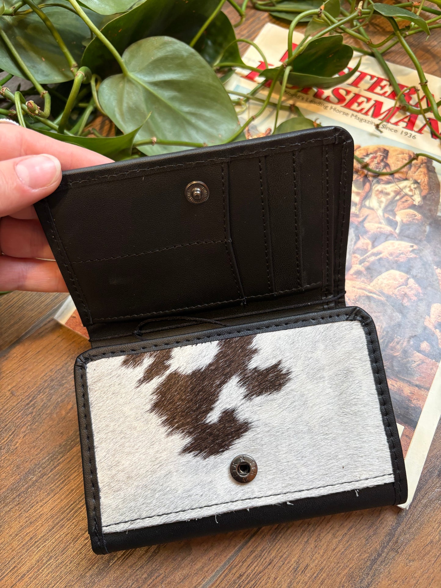 Mini Wallet with Cowhide *Serape