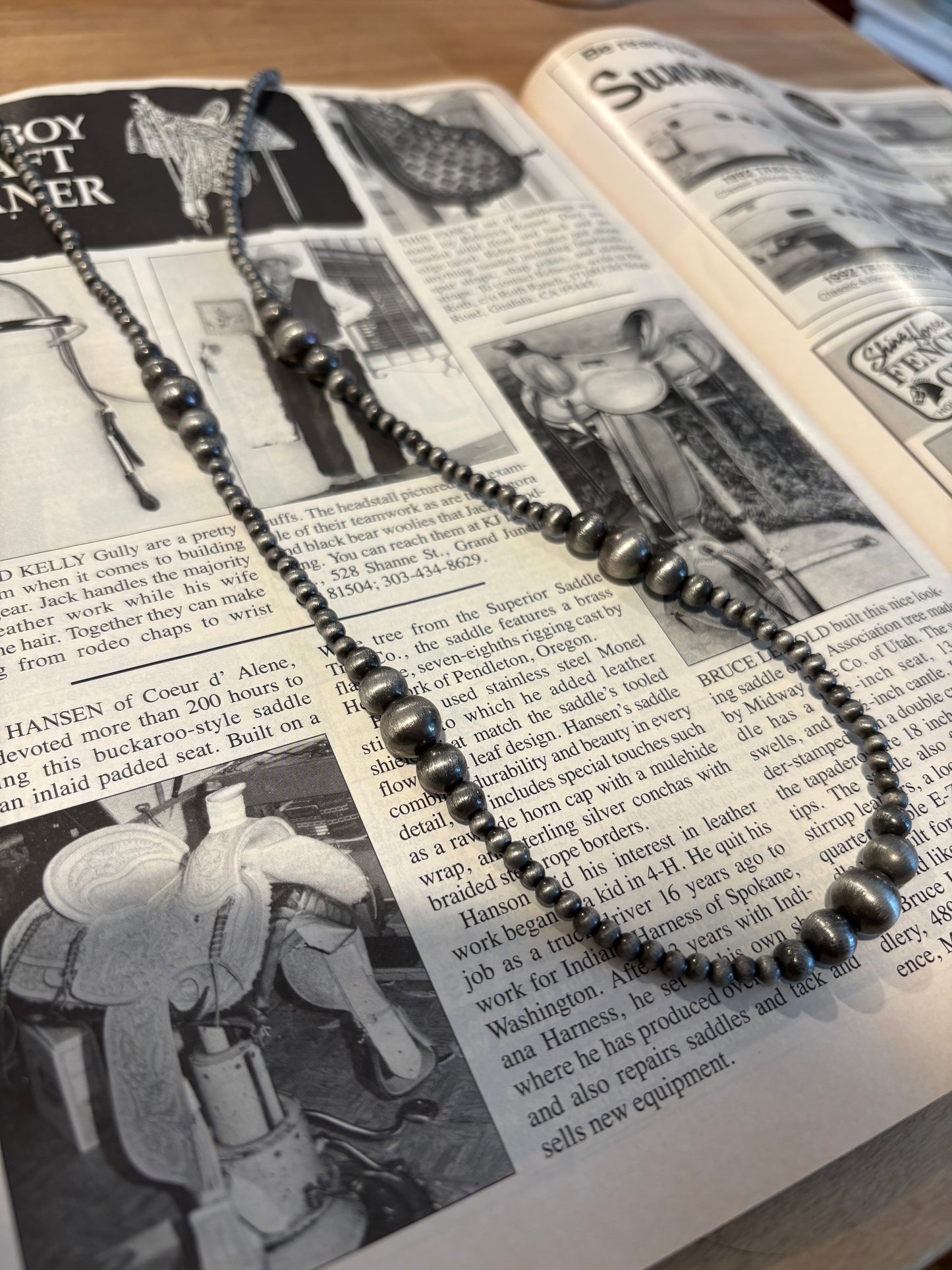 The Wade Long Pearl Necklace