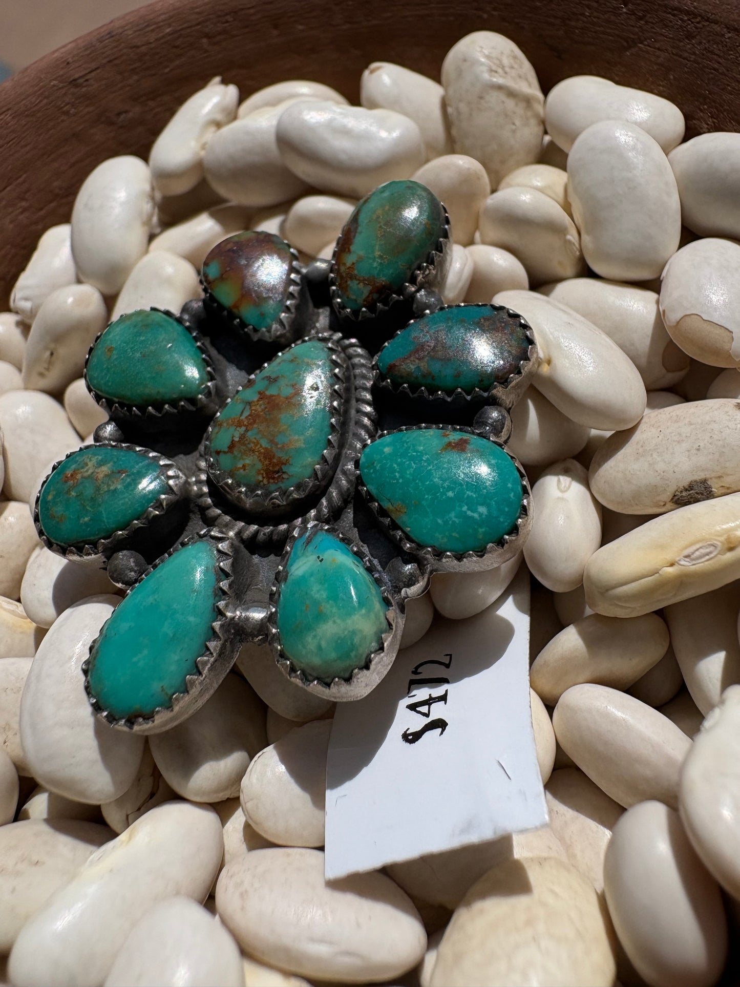 Large Adjustable Pilot Mountain Cluster Ring
