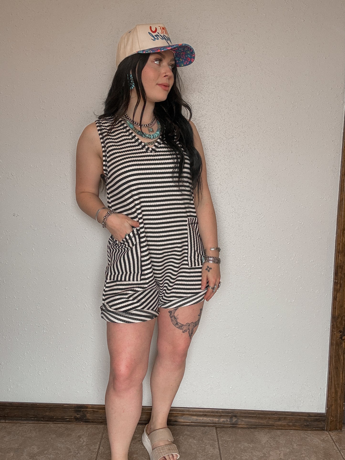 The Casual Cowgirl Romper