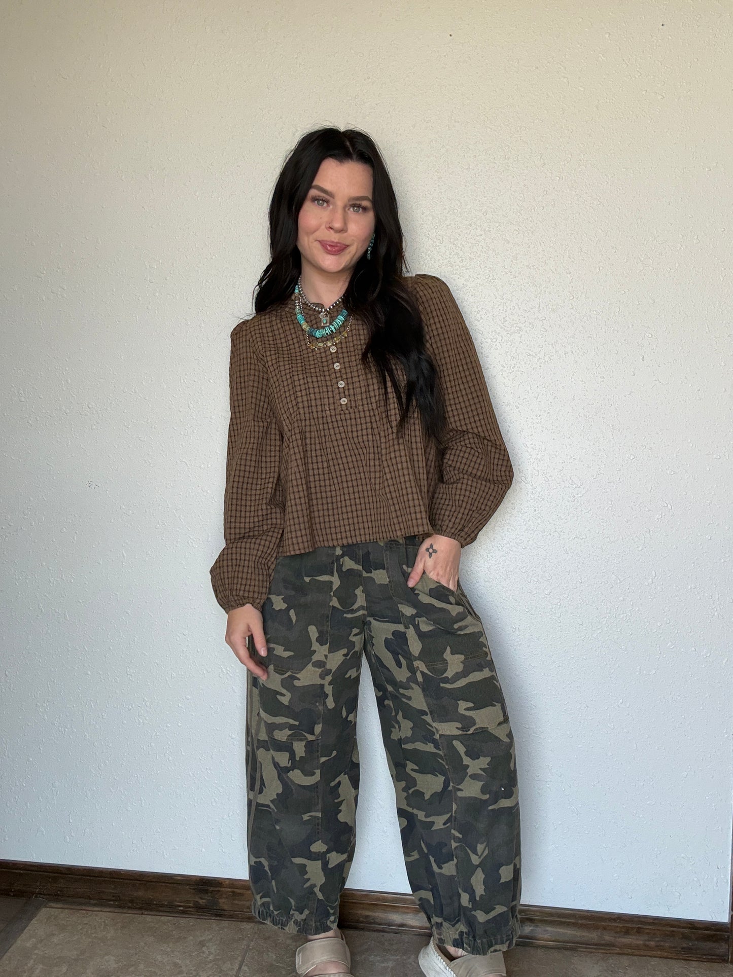 The Pumpkin Patch Long Sleeve *Brown