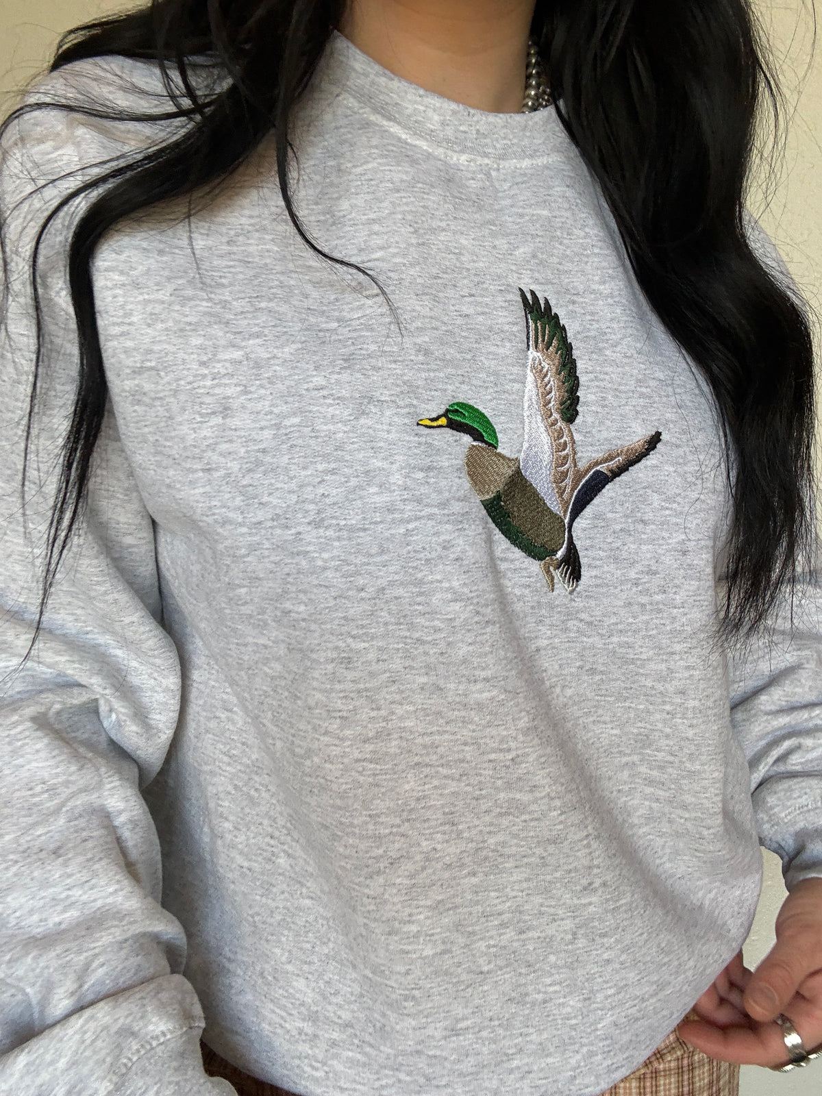The Mallard Embroidered Crew