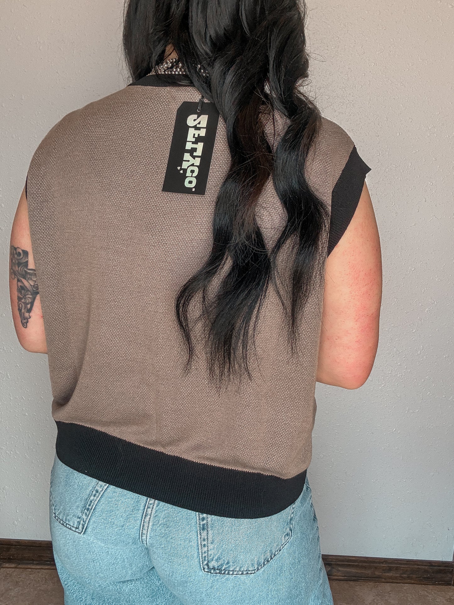The Bowie Bull Sweater Vest