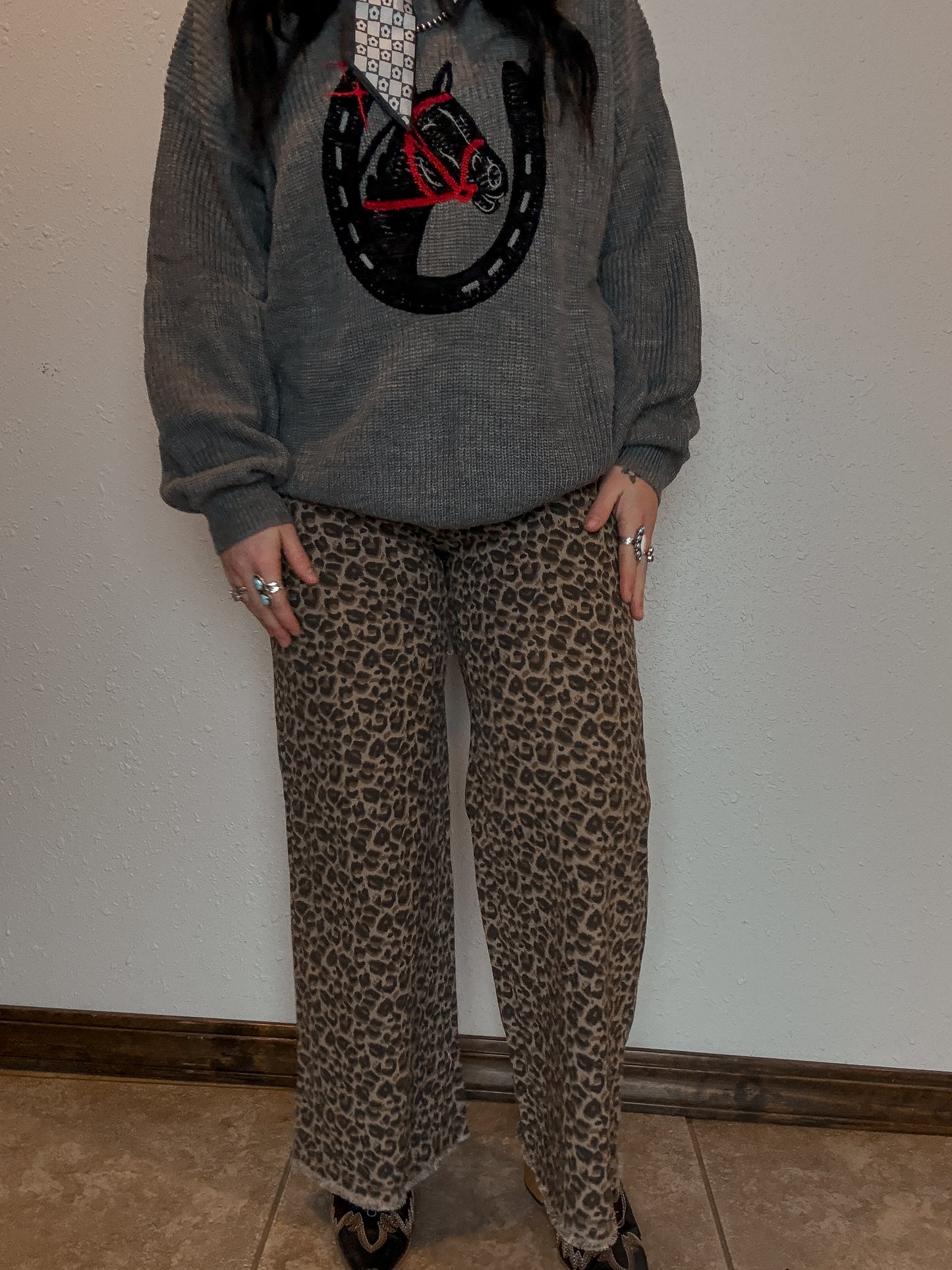 The Roper Leopard Jeans