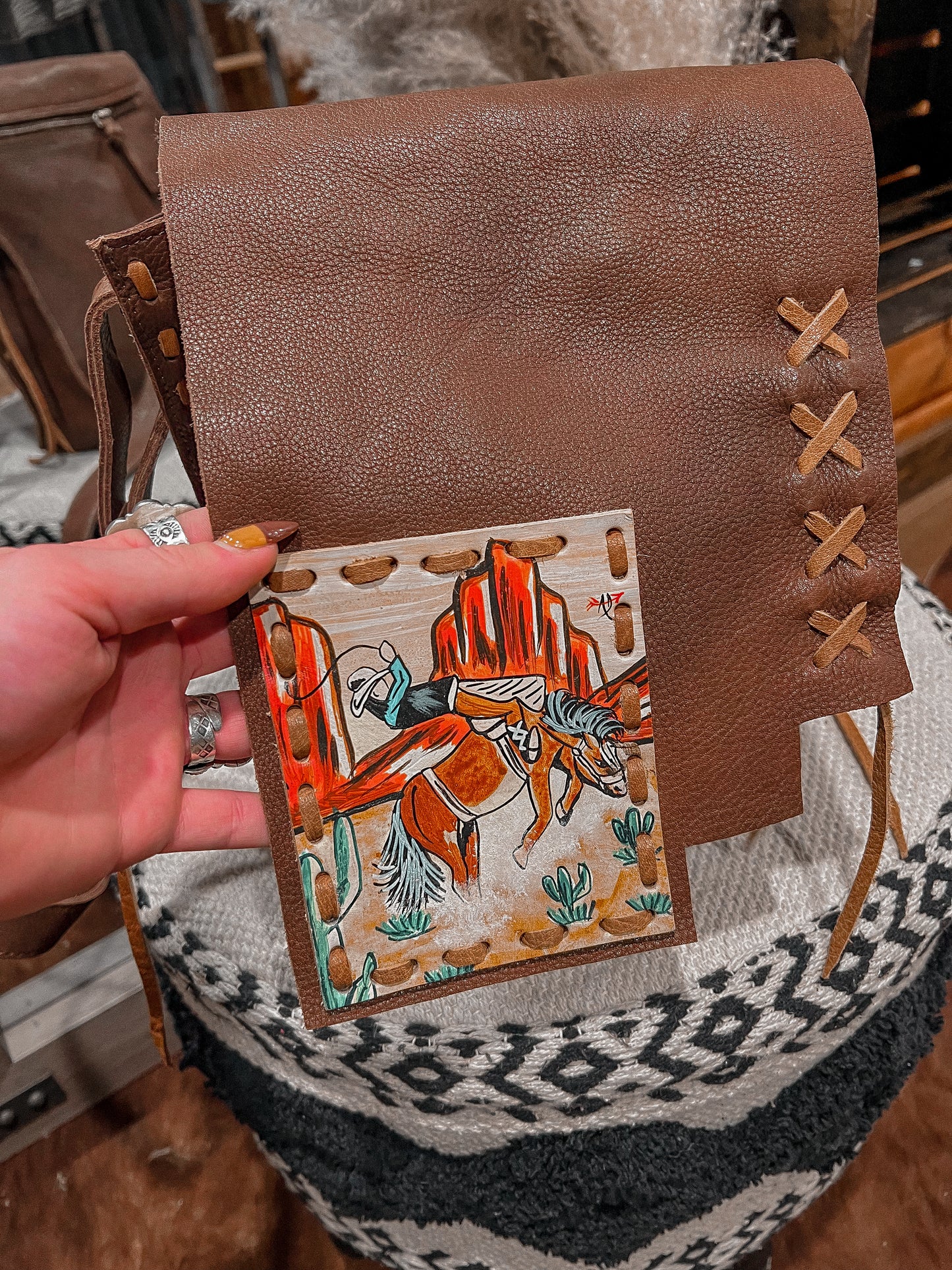 Tooled American Darling Crossbody