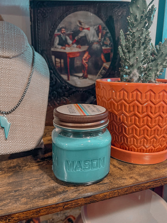 Fiesta 8oz Mason Jar Candle