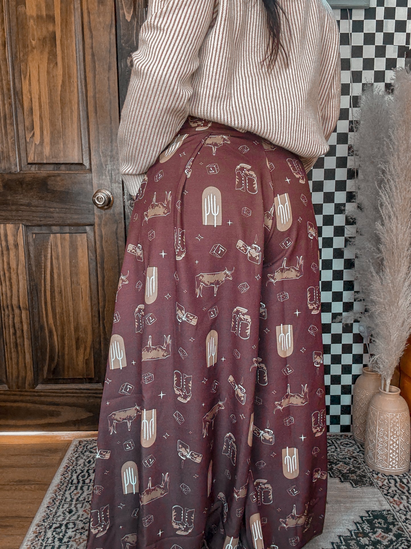 Viva Las Vegas Trousers *Brown