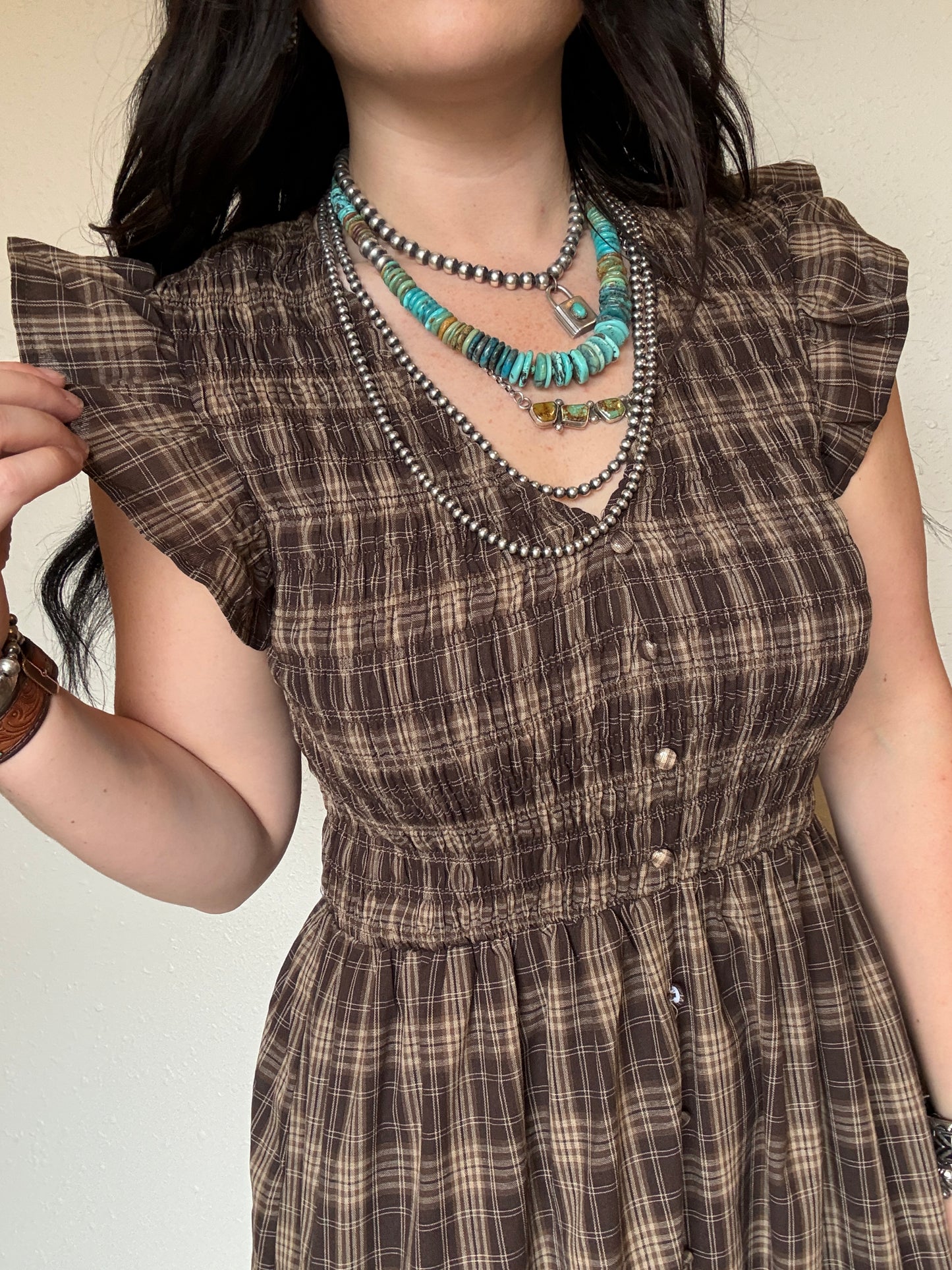 The Plaid Prairie Maxi Dress