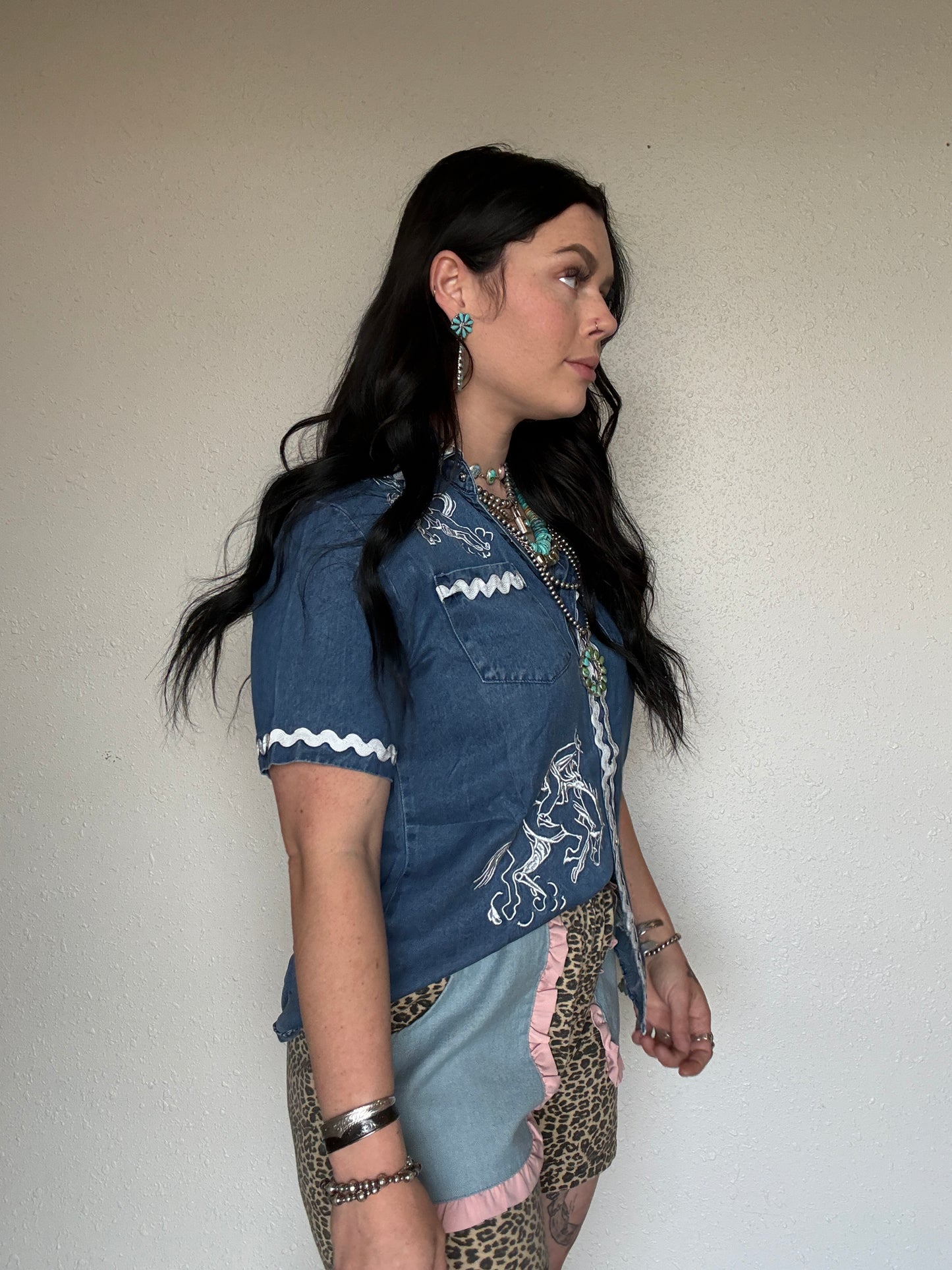 The American Cowboy Denim Short Sleeve