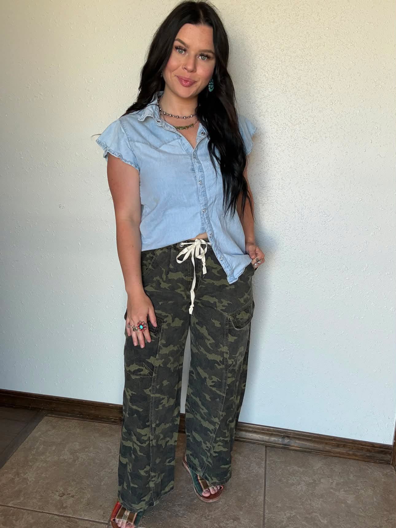 The Cozy Cowgirl Baggy Barrel Jean