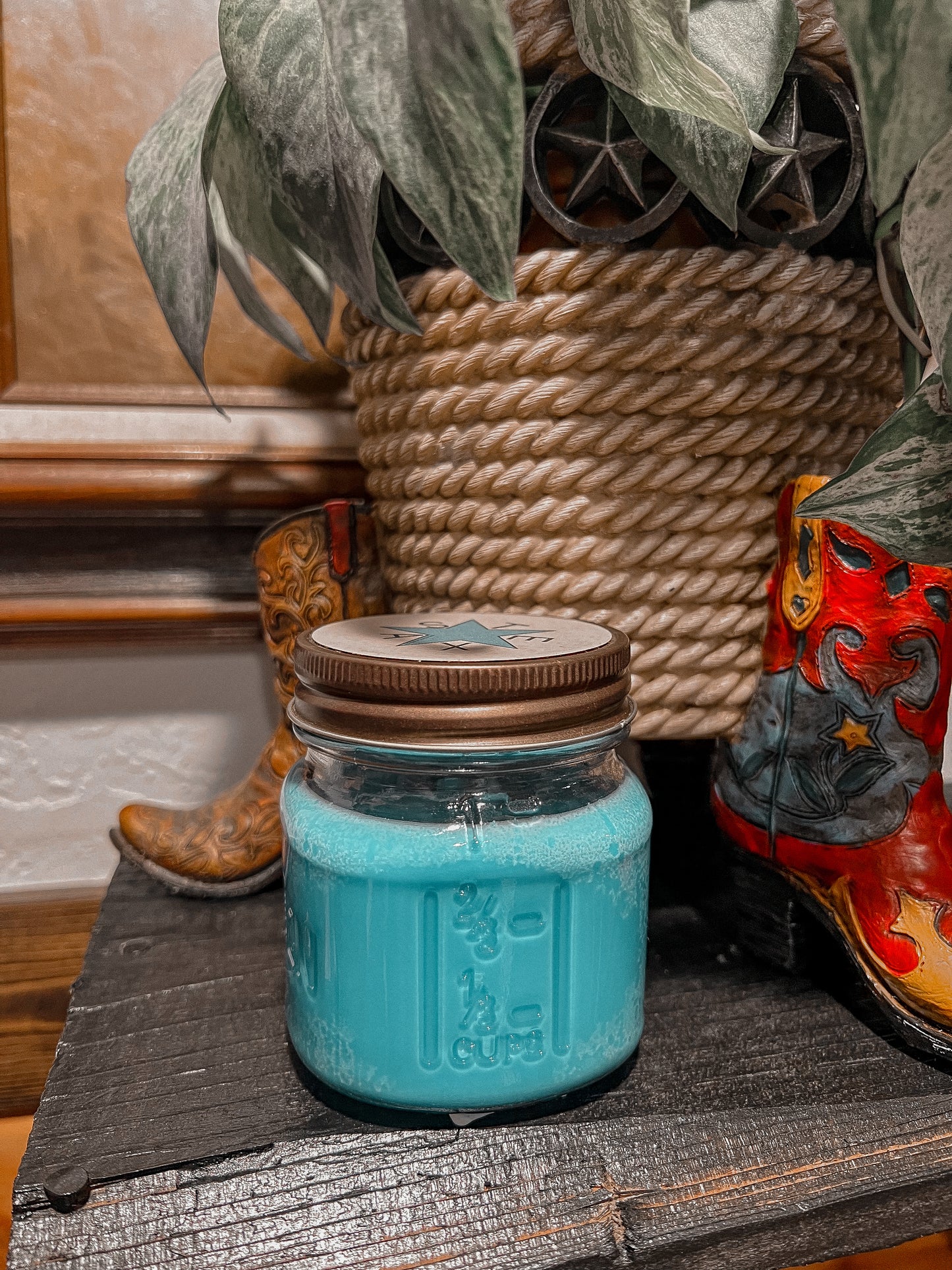 TEXAS 8oz Mason Jar Candle