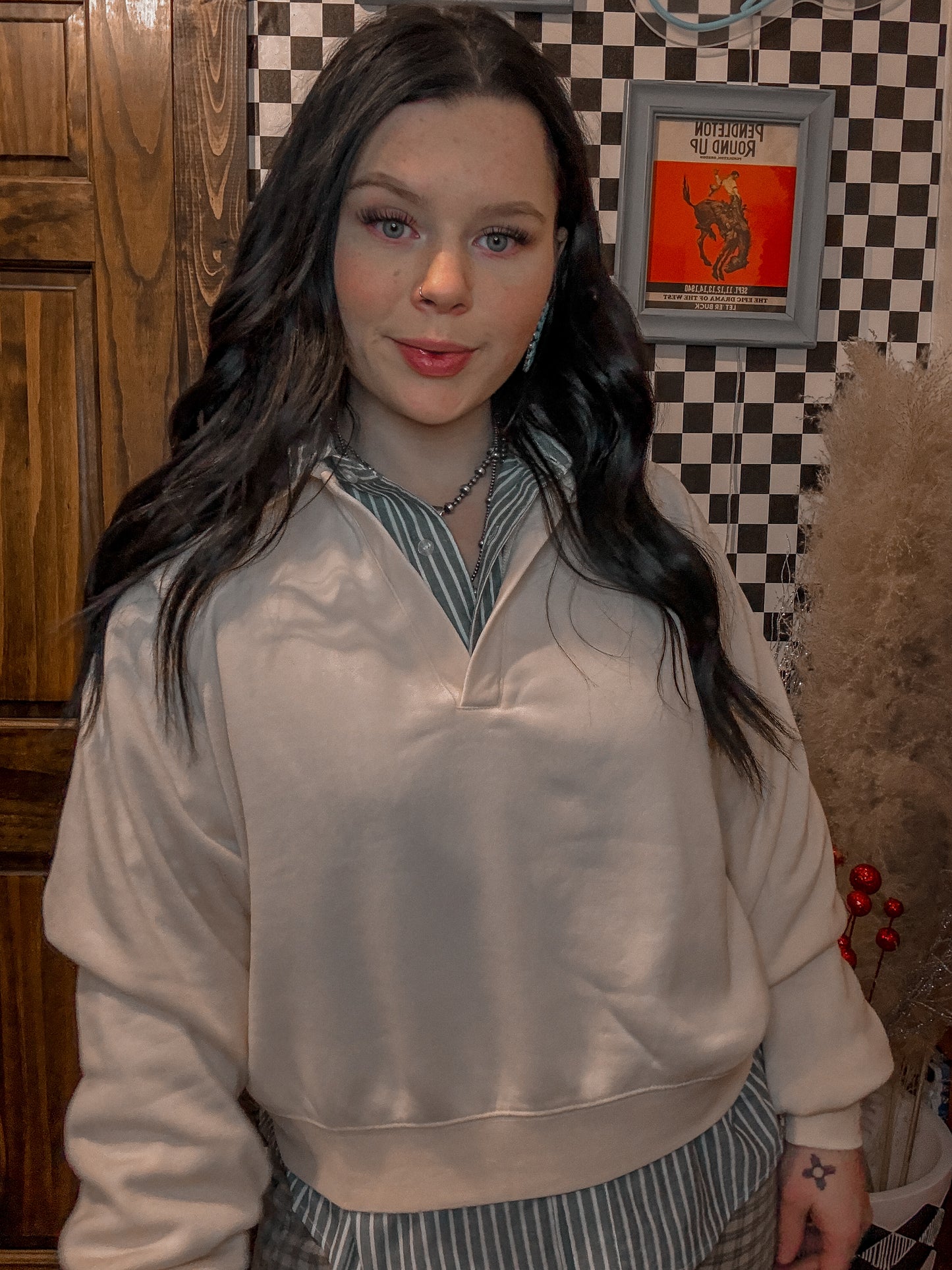 The Yellow Pony V Neck