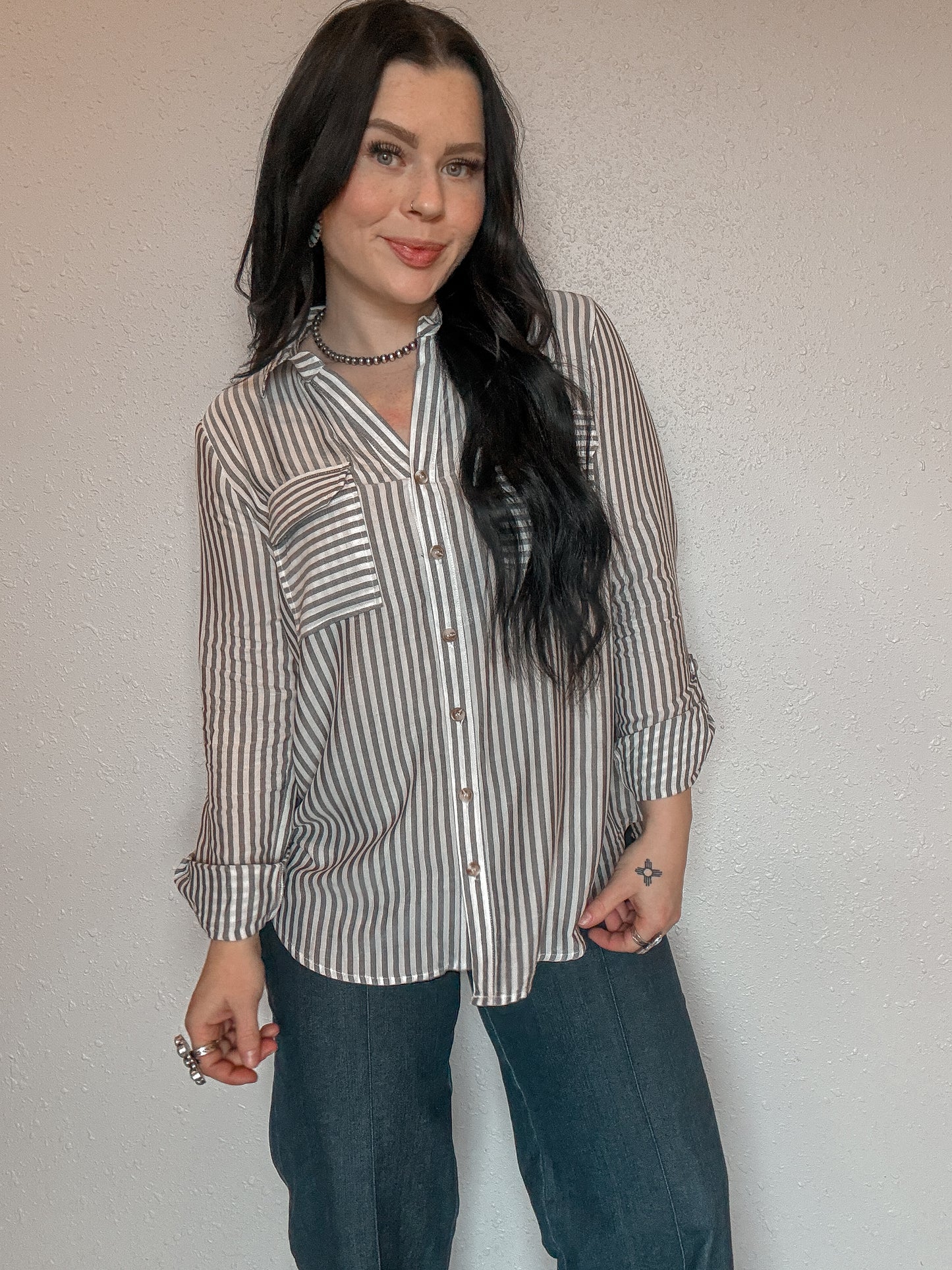 The Mesa Button Up *Black