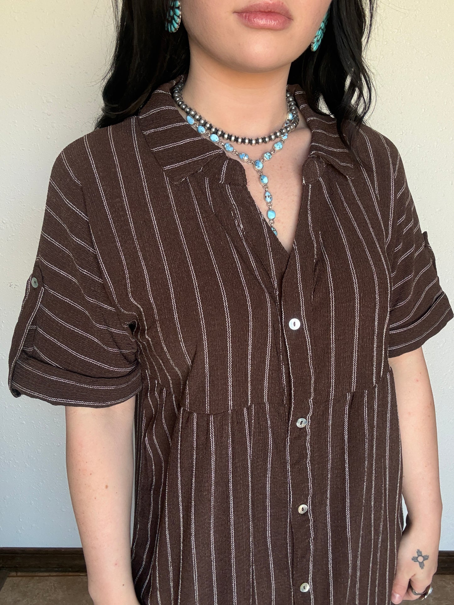 The Latte Casual Dress *Chocolate