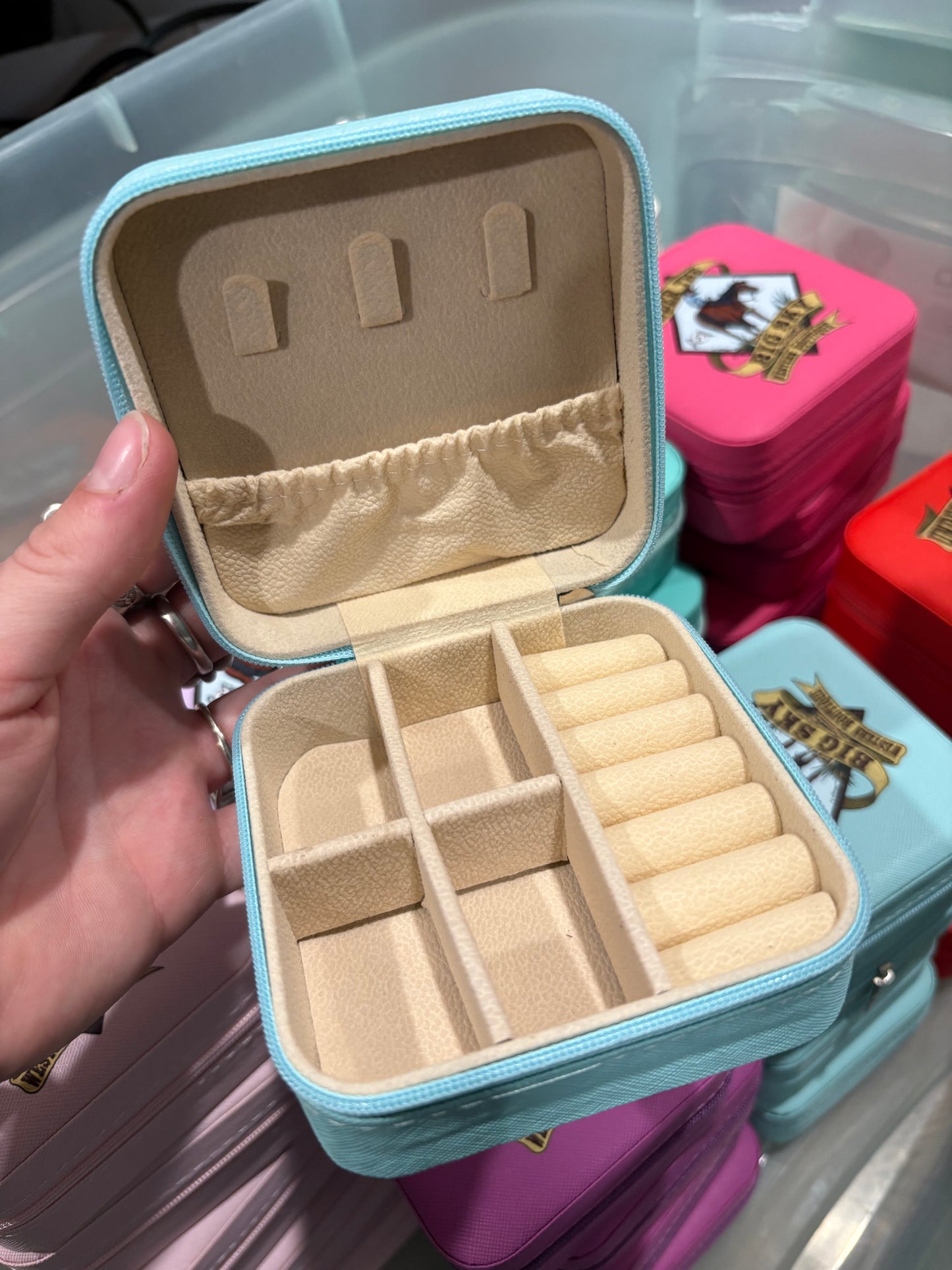 Under The Big Sky Logo Jewelry Case