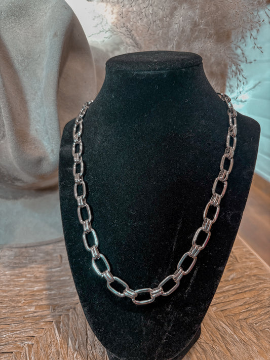 Double Link Chain Necklace