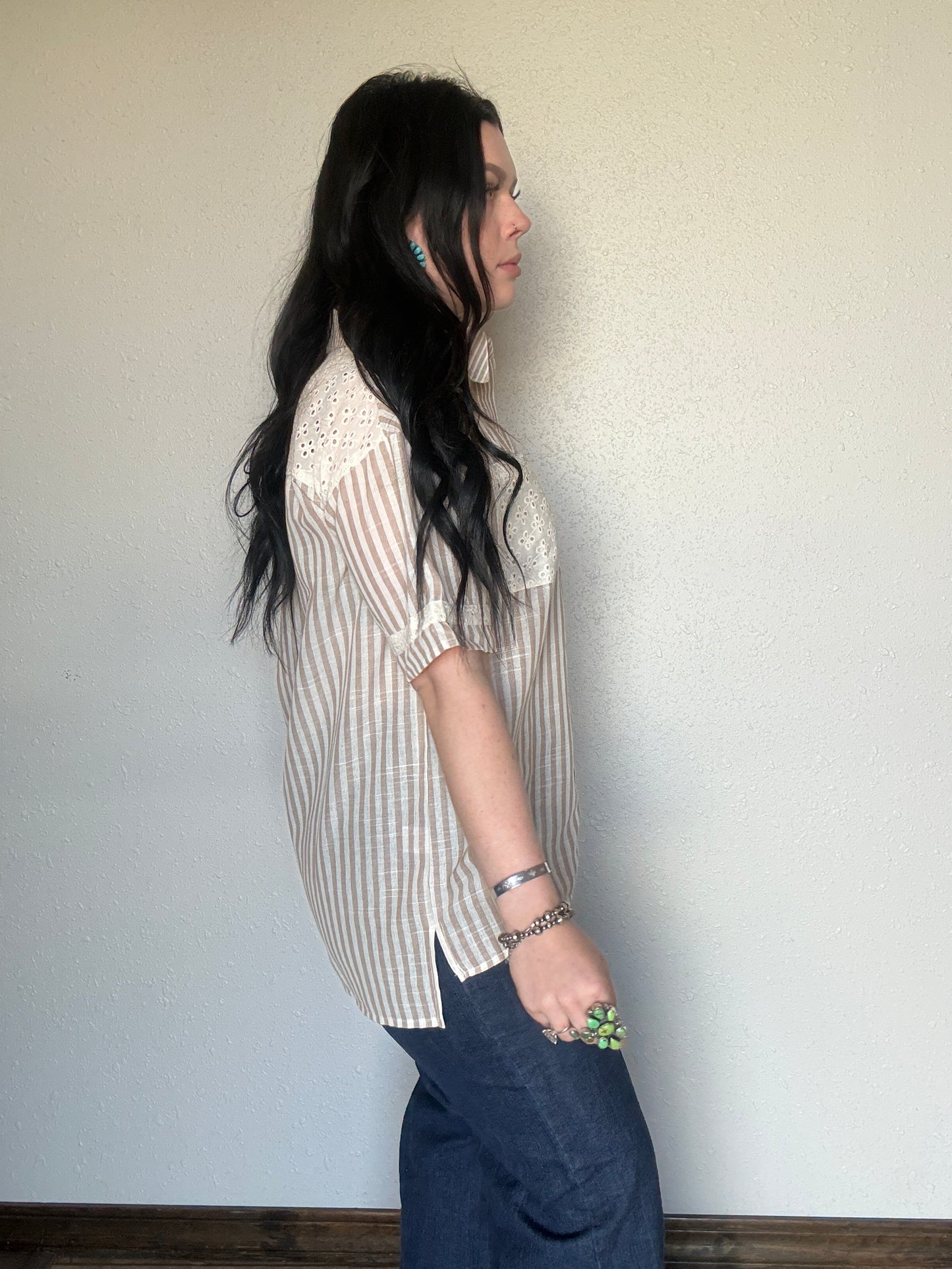 The Ester Button Up *Tan