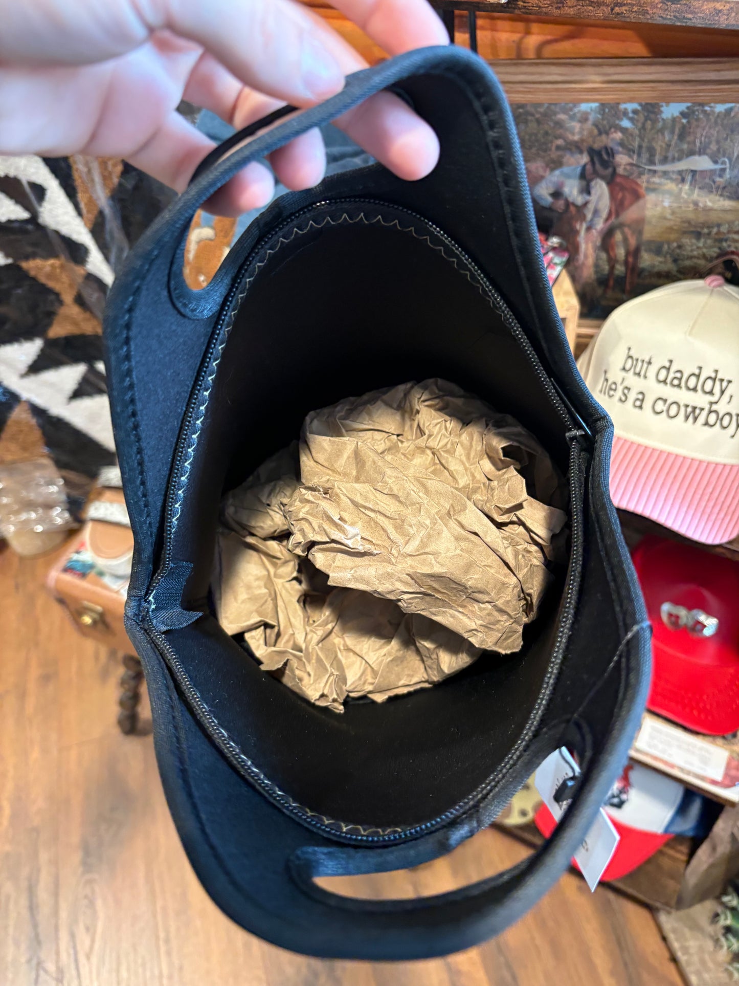 Vintage Cowboy Lunch Tote