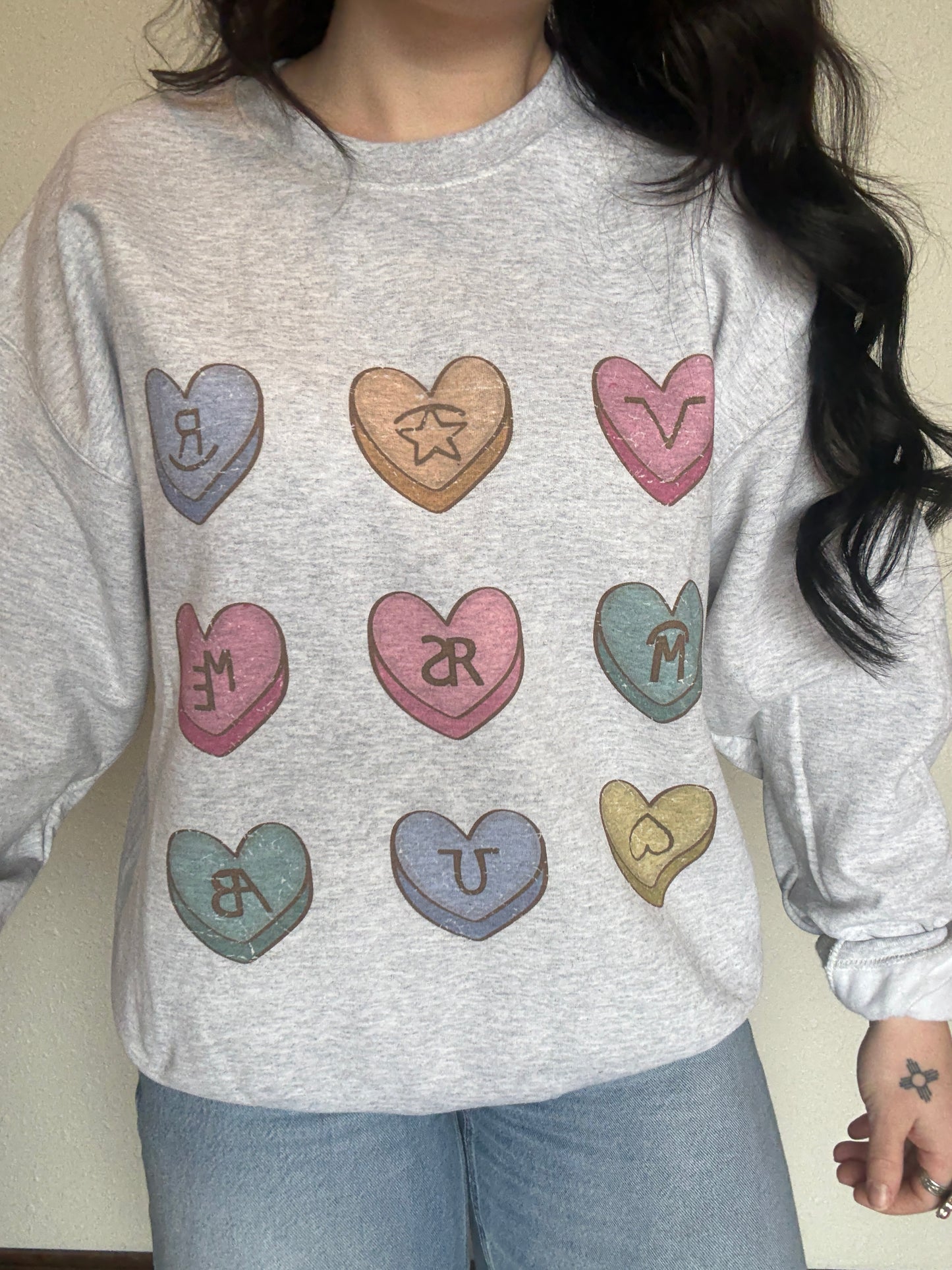 Branded Sweetheart Crewneck