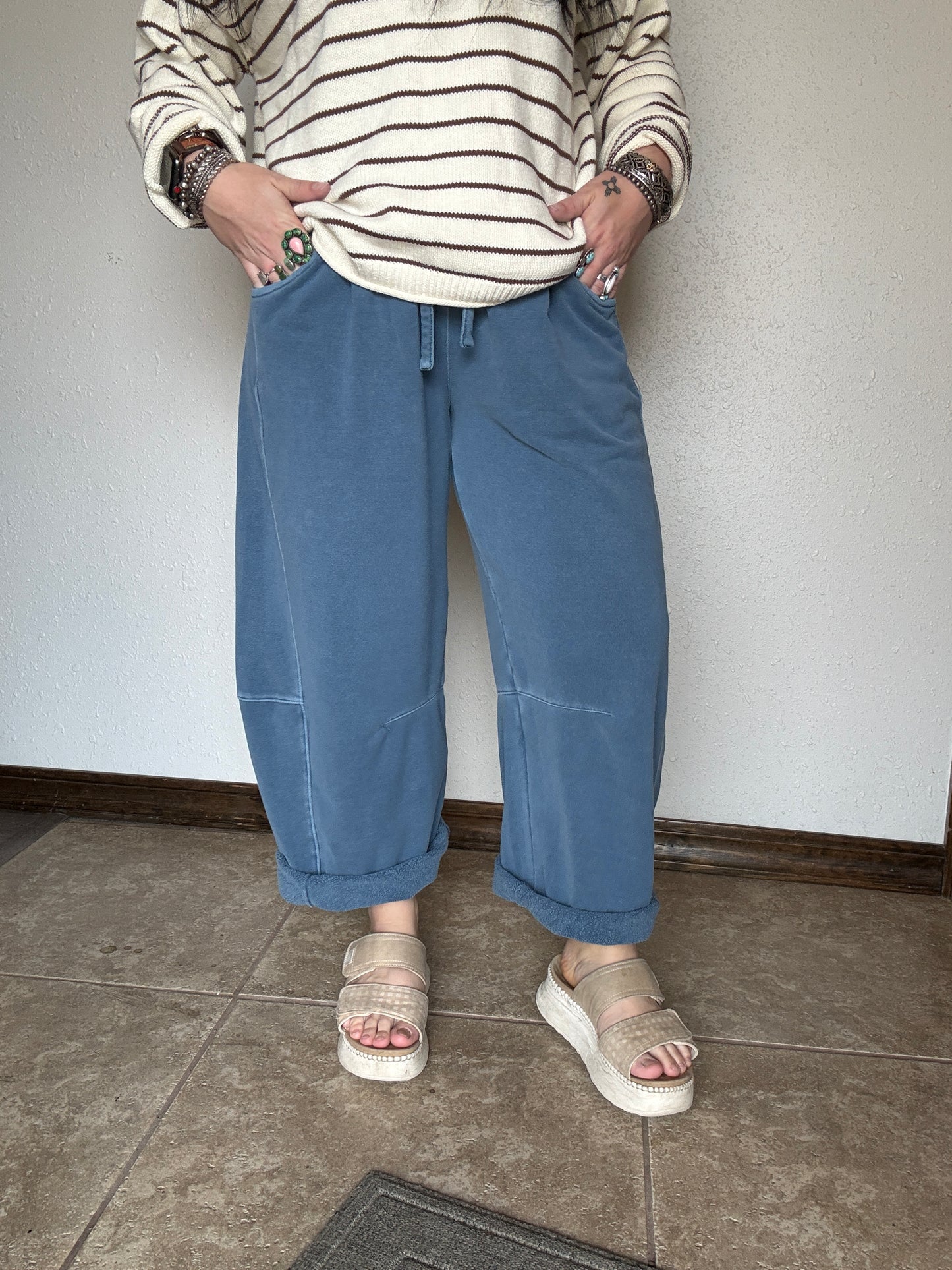 The Blue Cowboy Barrel Sweatpant