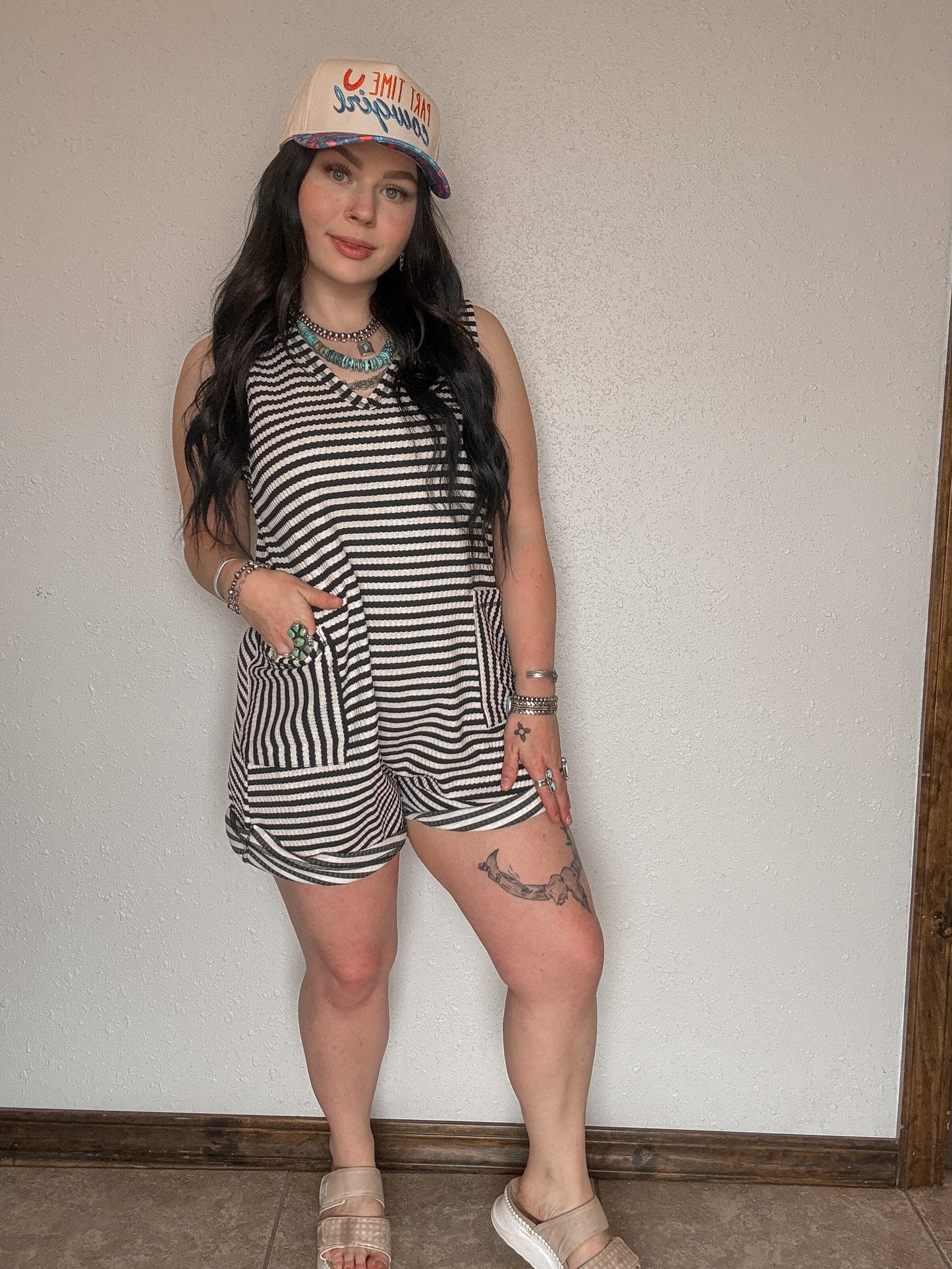 The Casual Cowgirl Romper
