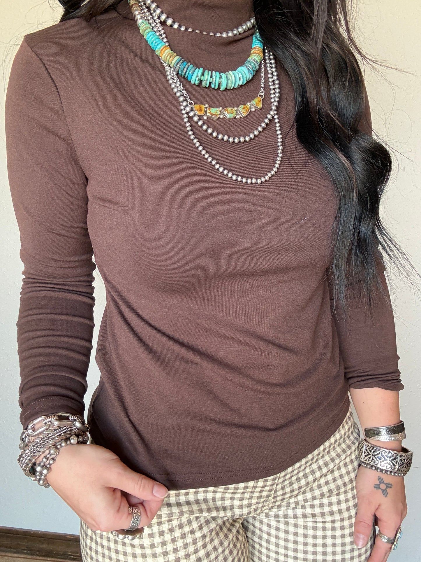 The Bay Pony Long Sleeve Mock Neck