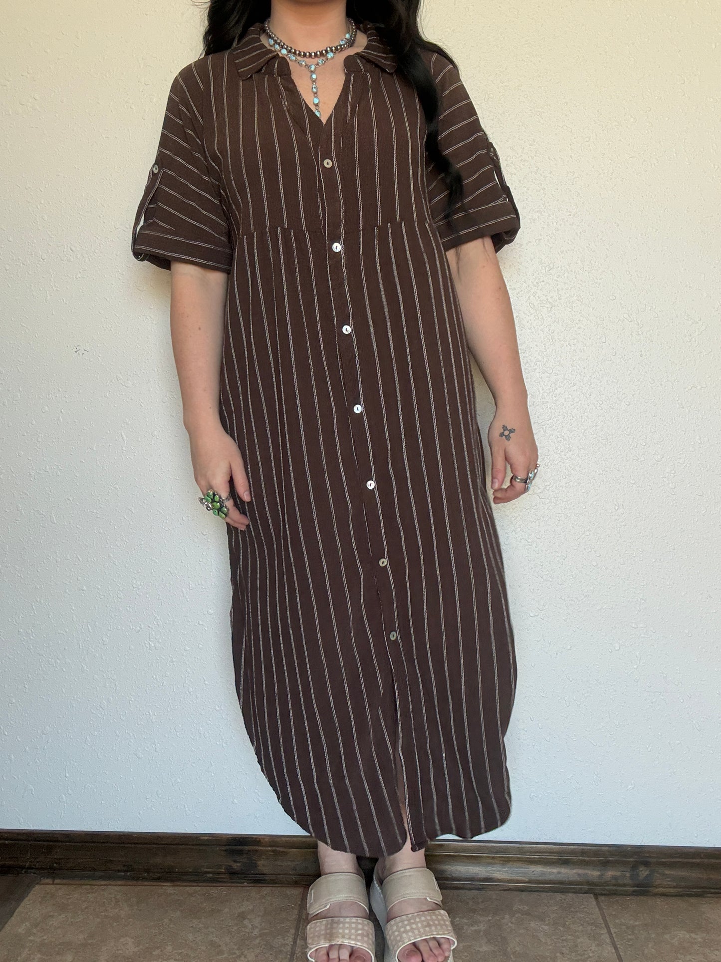 The Latte Casual Dress *Chocolate