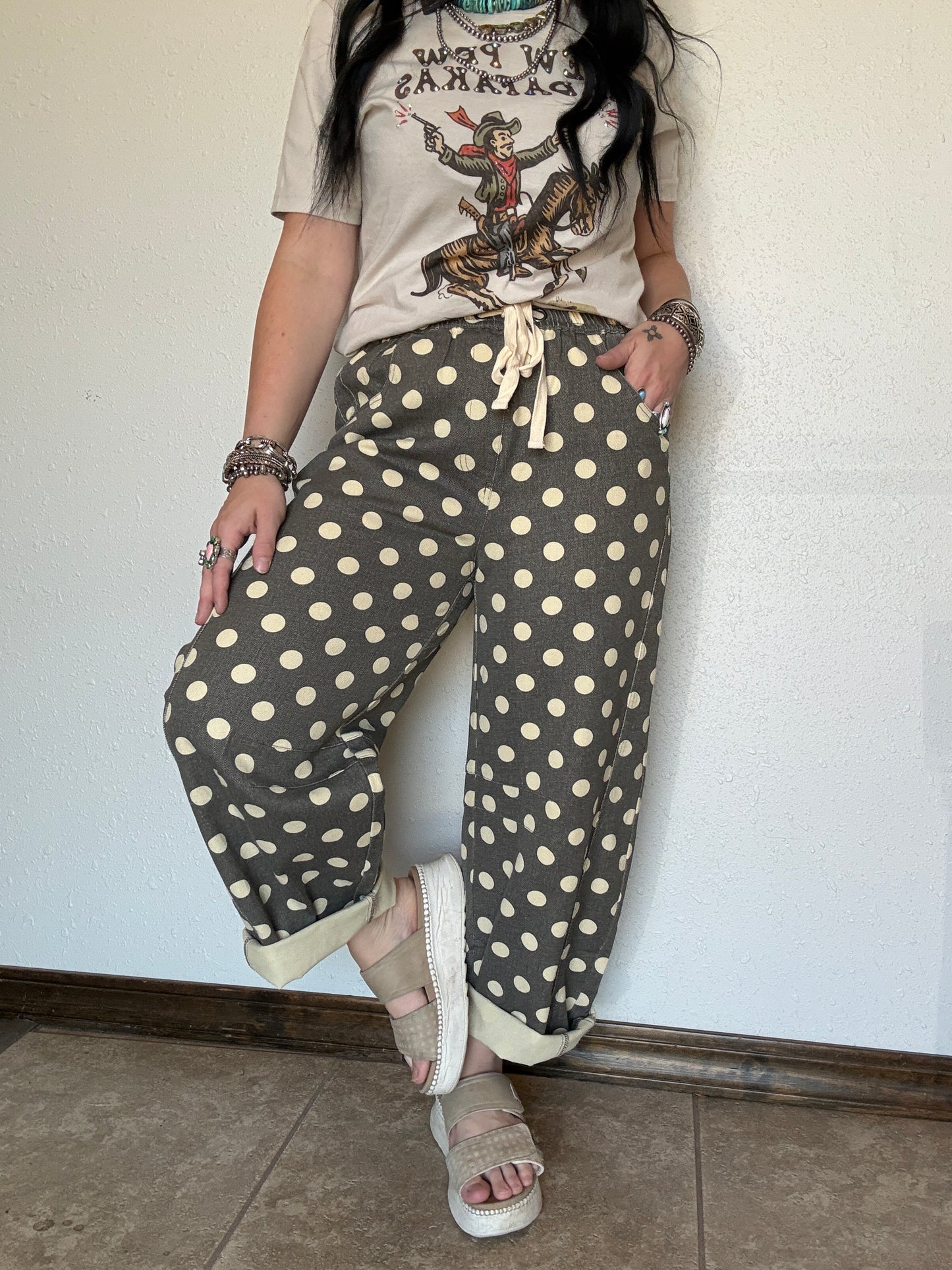 The Palomino Polka Dot Pant