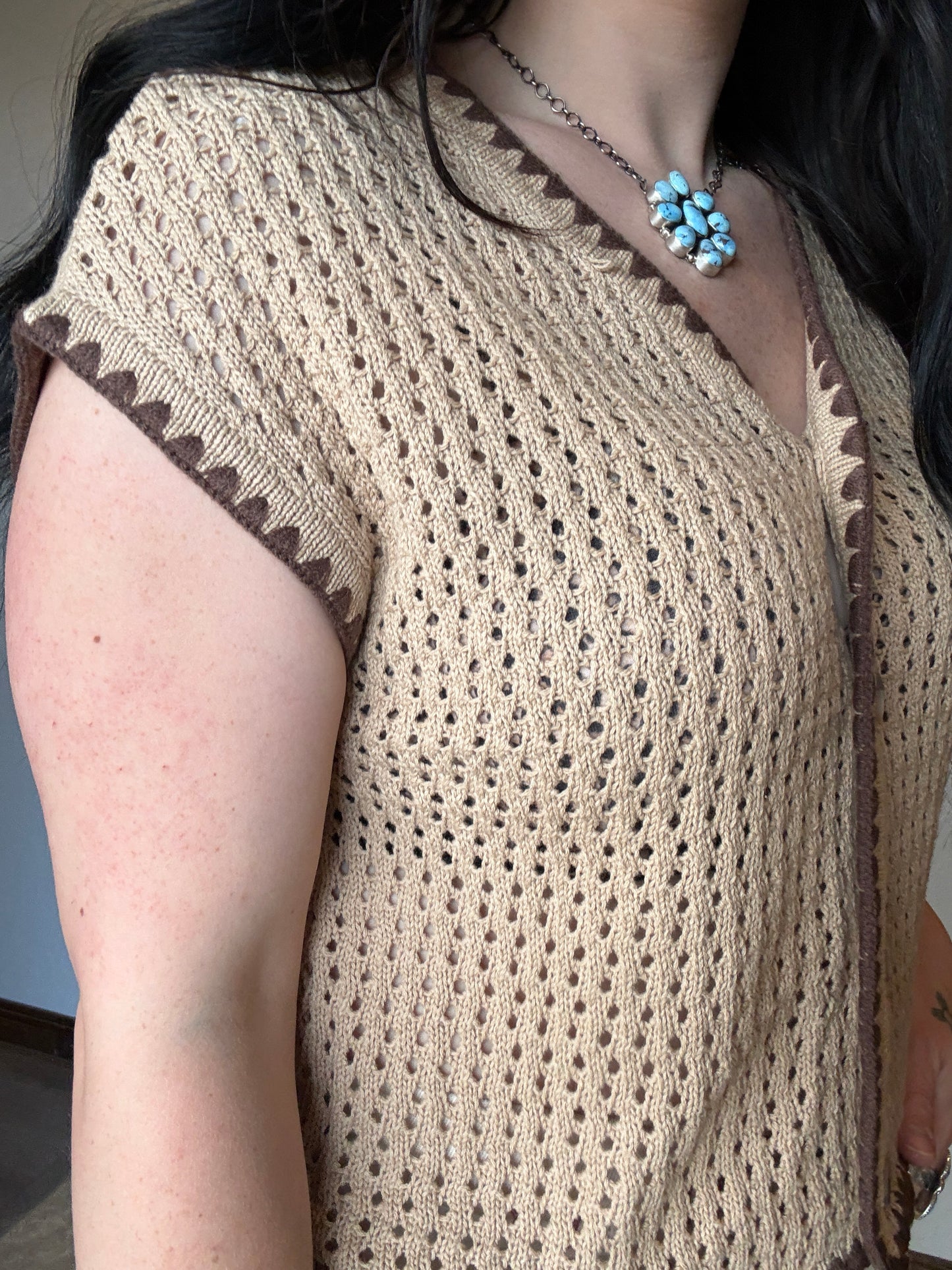 Sagebrush Stitch Top *Brown