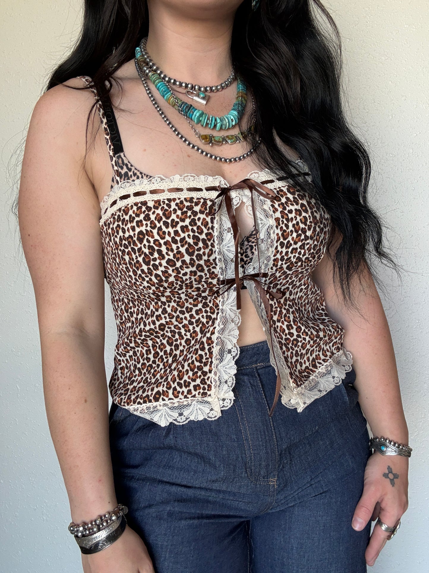 The Leopard Lady Lace Tank