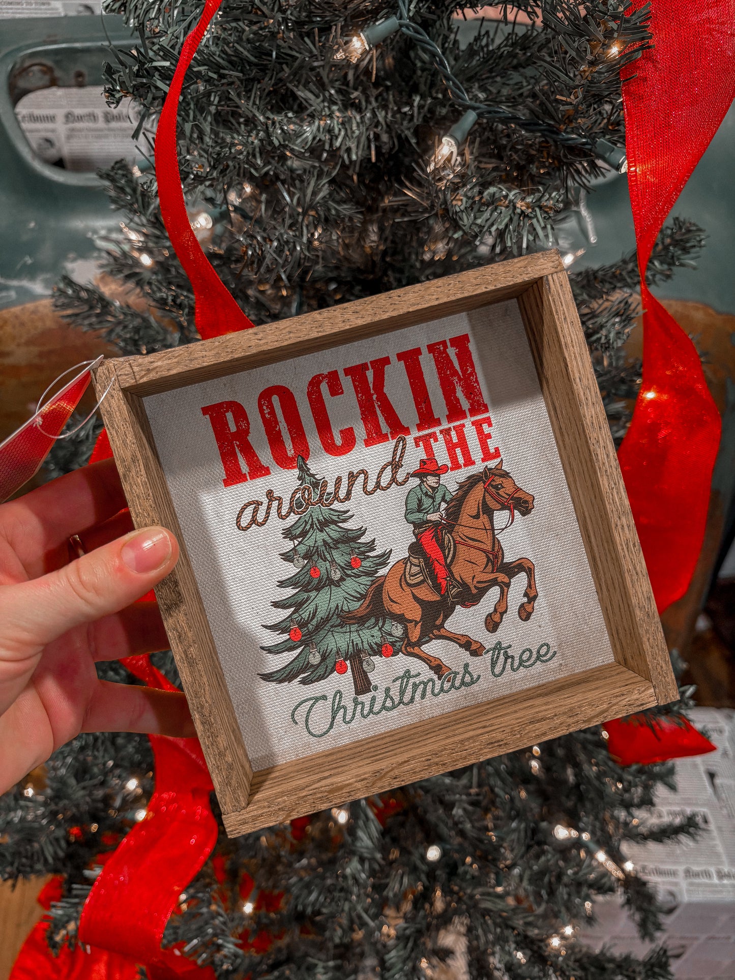 Rockin Around Framed Picture